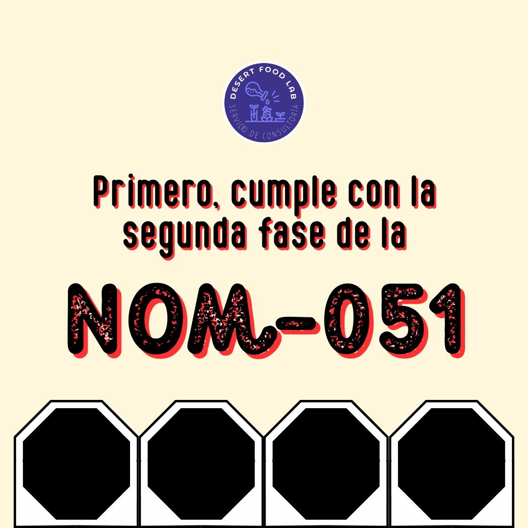 🎯 Informaci&oacute;n que cura y explica la modificaci&oacute;n y acuerdo de la NOM-051. 
Esto incluye entender la Tabla 6, el numeral 5.3.6 ademas de t&eacute;rminos y definiciones.

&iquest;Ya sabes si tu producto llevar&aacute; sellos? 
Conoce los
