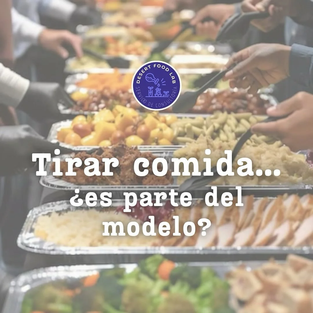 🍽️ &iquest;Sab&iacute;as que muchos restaurantes cocinan de m&aacute;s a prop&oacute;sito para no fallarte como cliente?

Pero cuando no se vende, toda esa comida... se tira.

Porque s&iacute;, tirar comida es puede ser parte del modelo de operaci&o