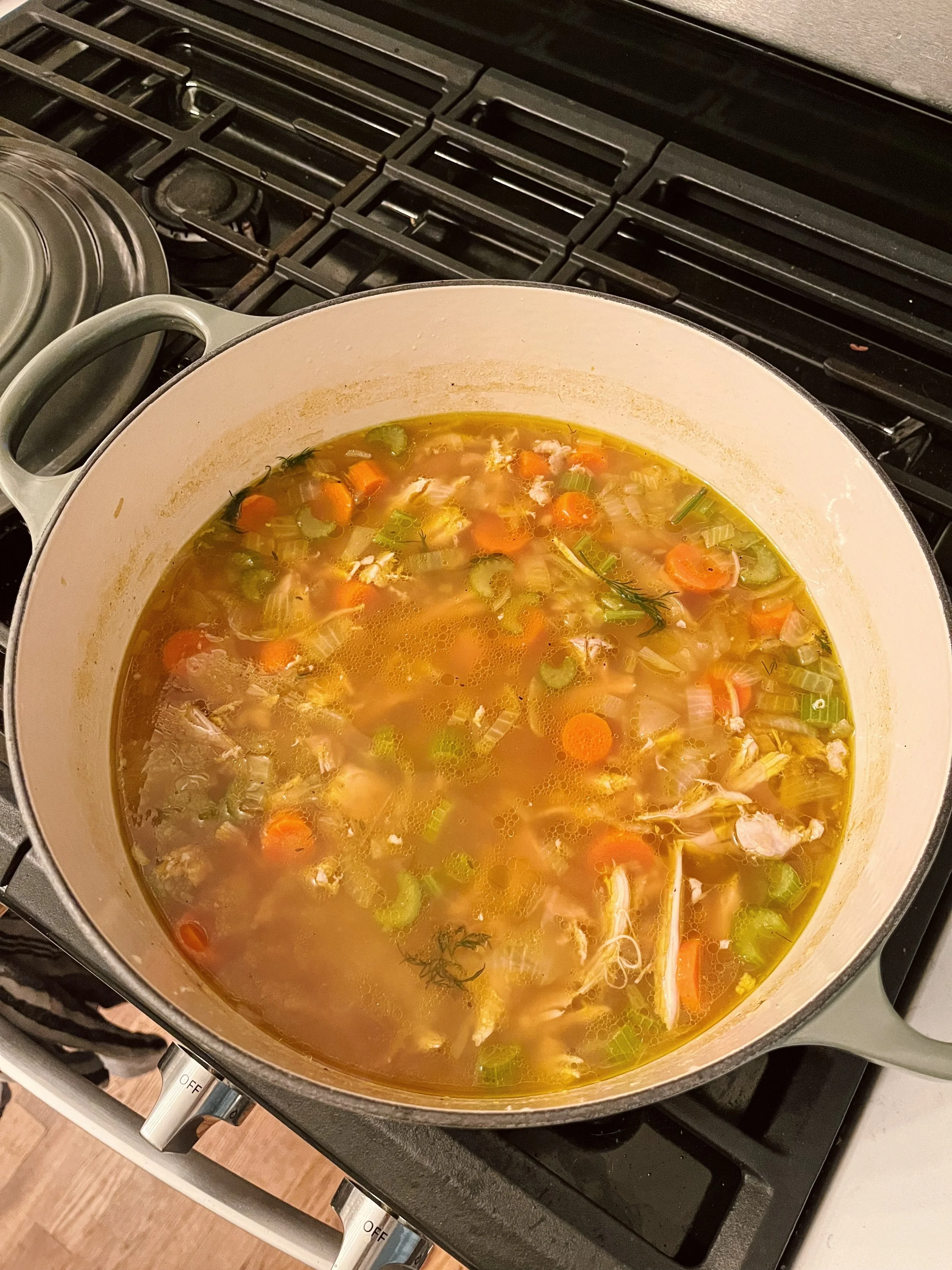 Easiest Chicken (or Turkey) Noodle Soup