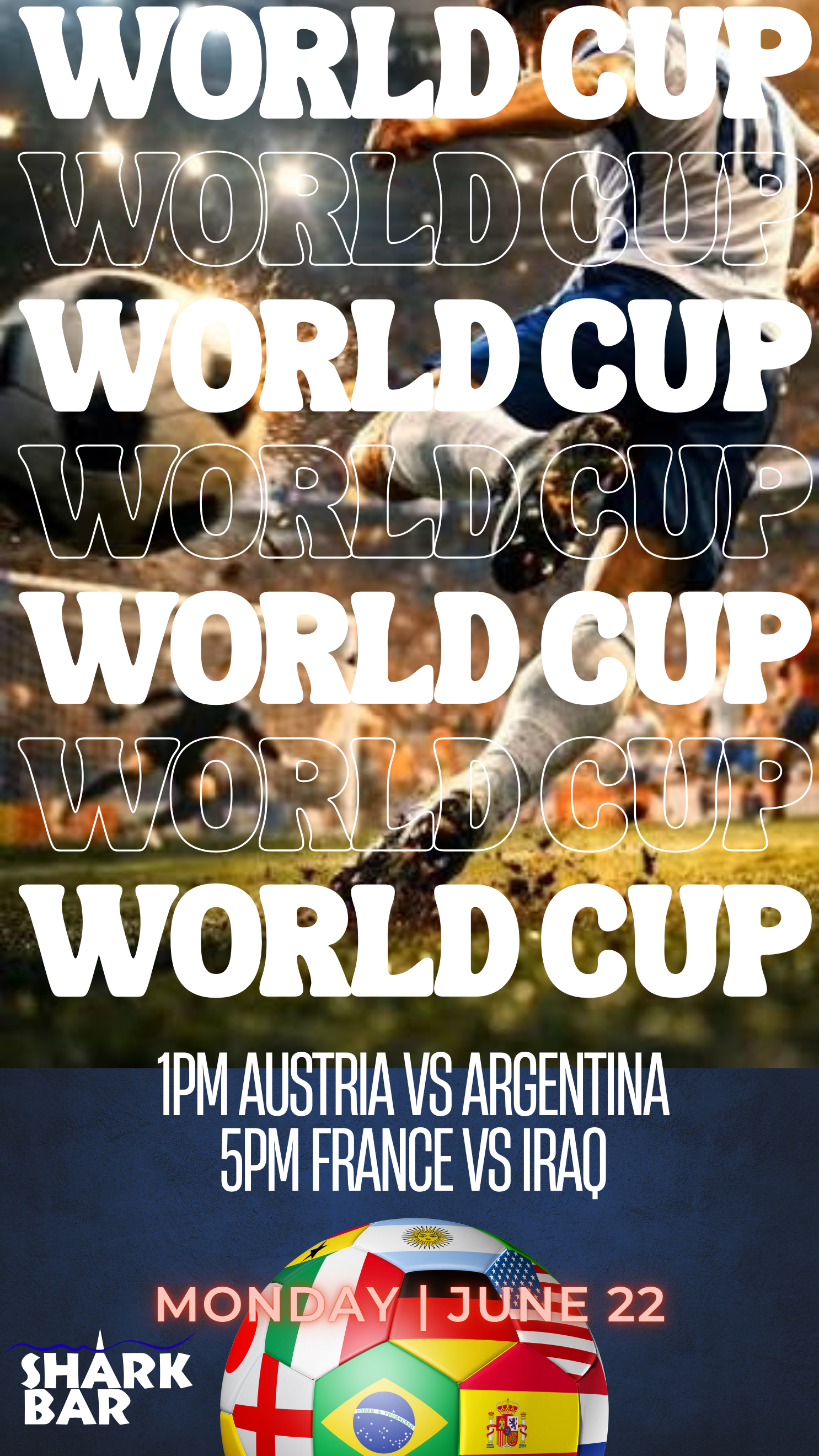 Austria vs Argentina and France vs Iraq
