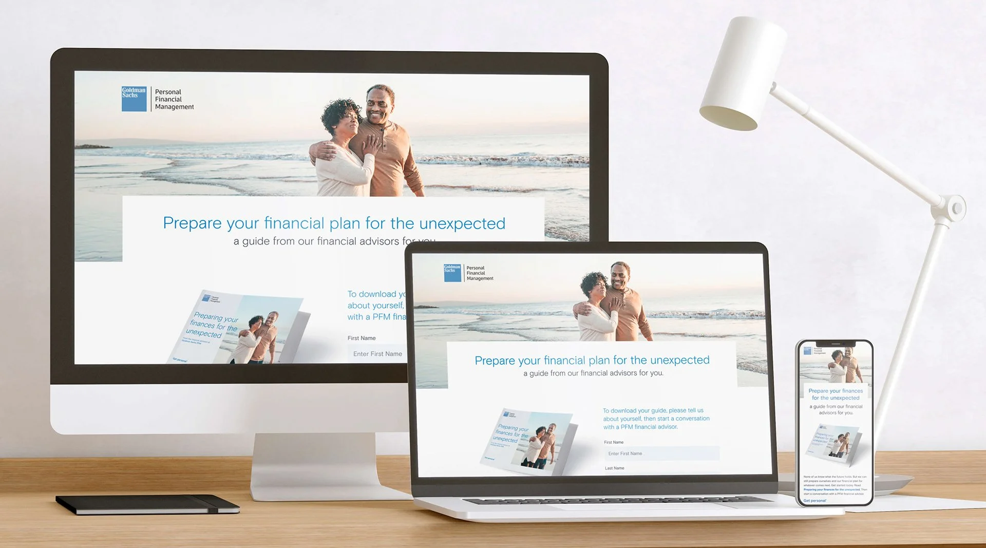 Goldman Sachs - Guidebook Landing Pages