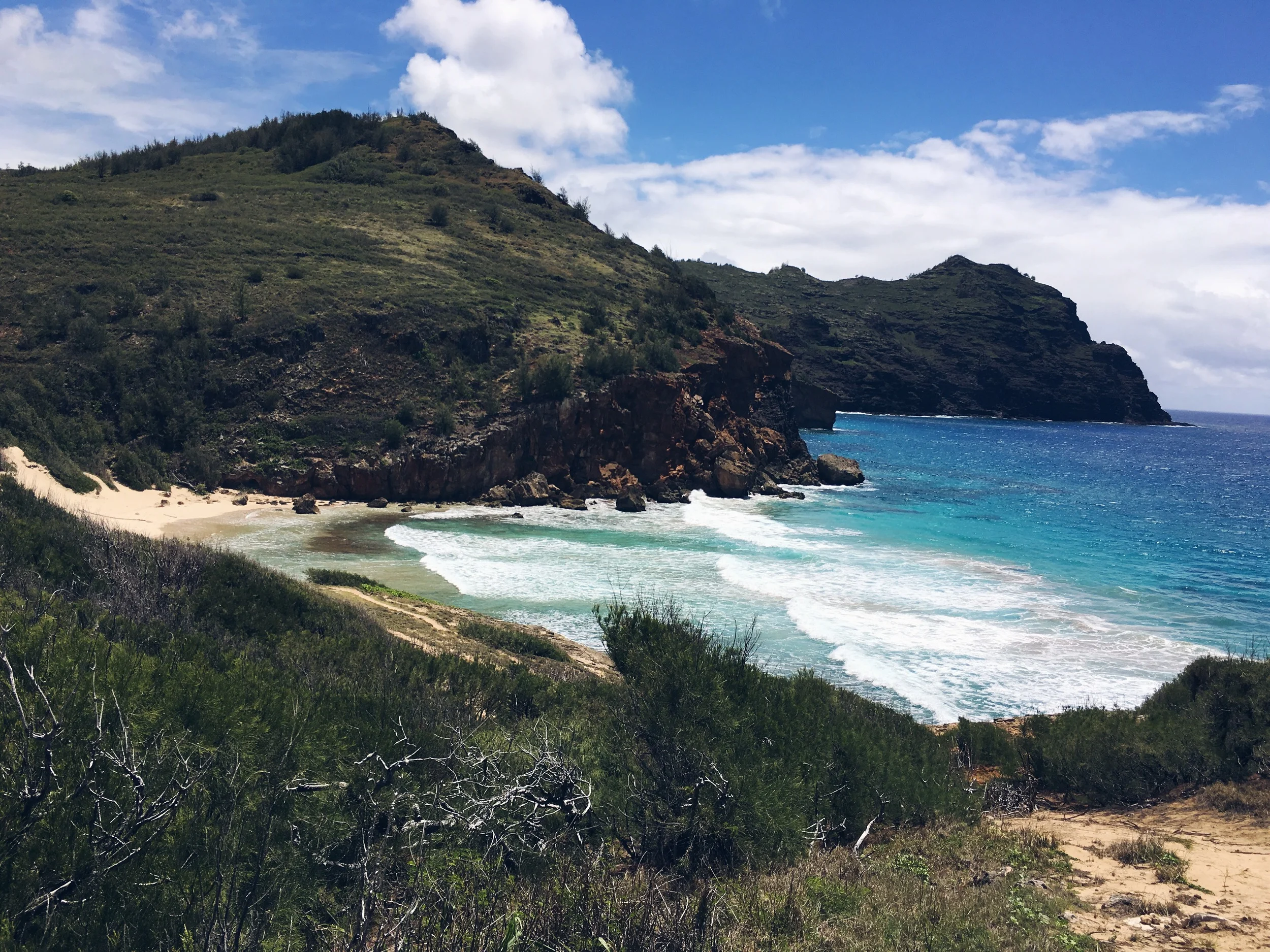 mountains by the ocean