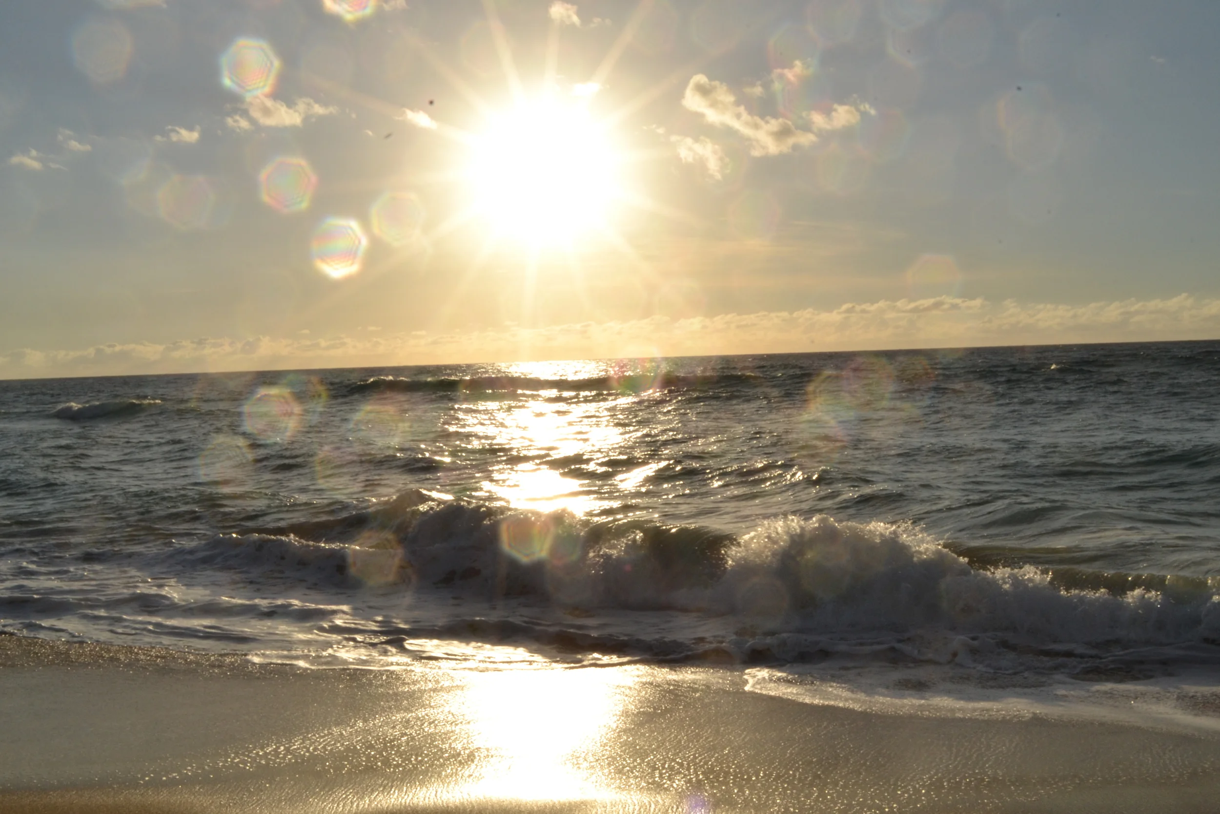 the waves sorta splashed my lens