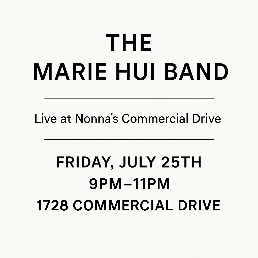 The Marie Hui Band at Nonna’s