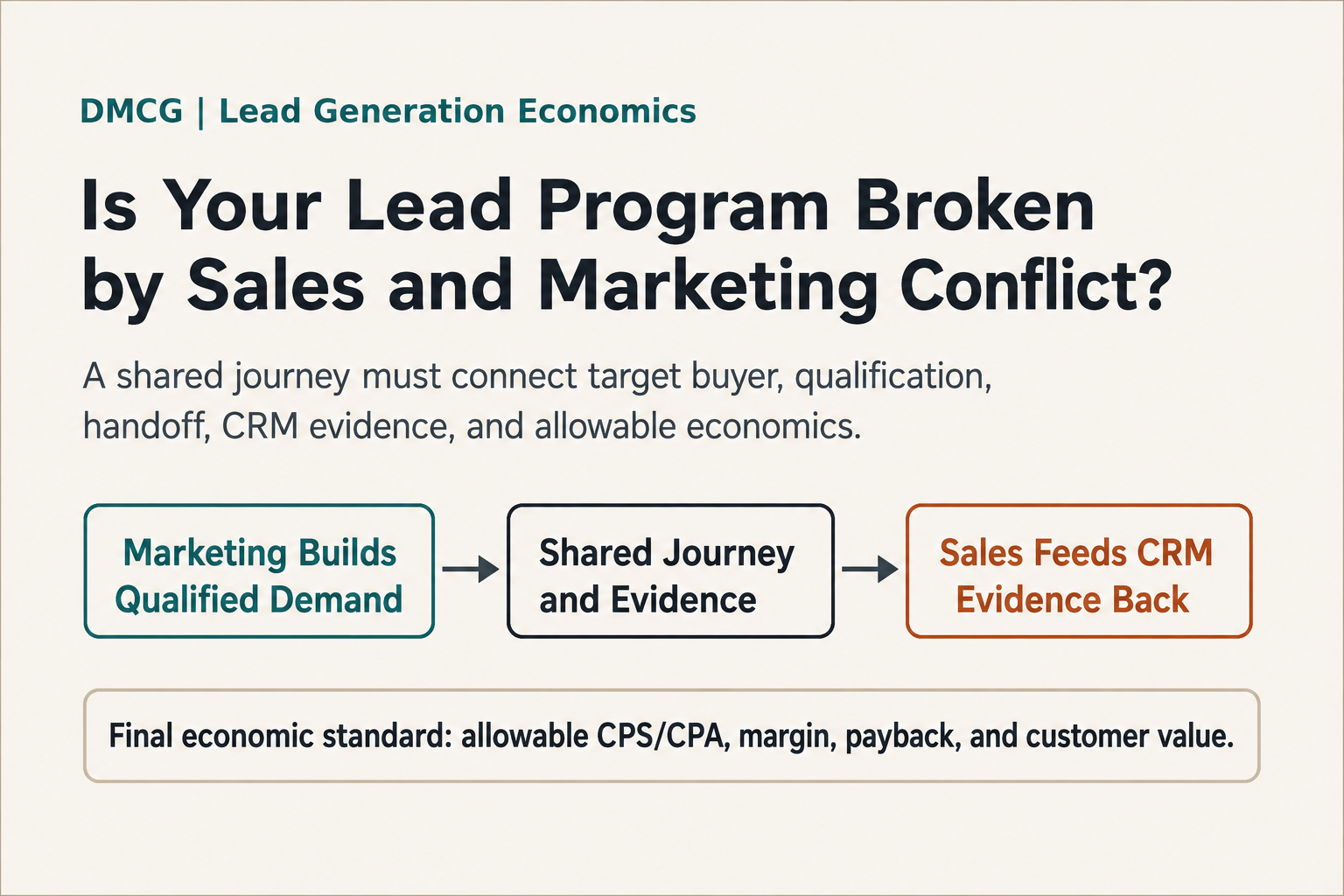 Is Your Lead Program Broken Because of an Internal Sales-and-Marketing War?