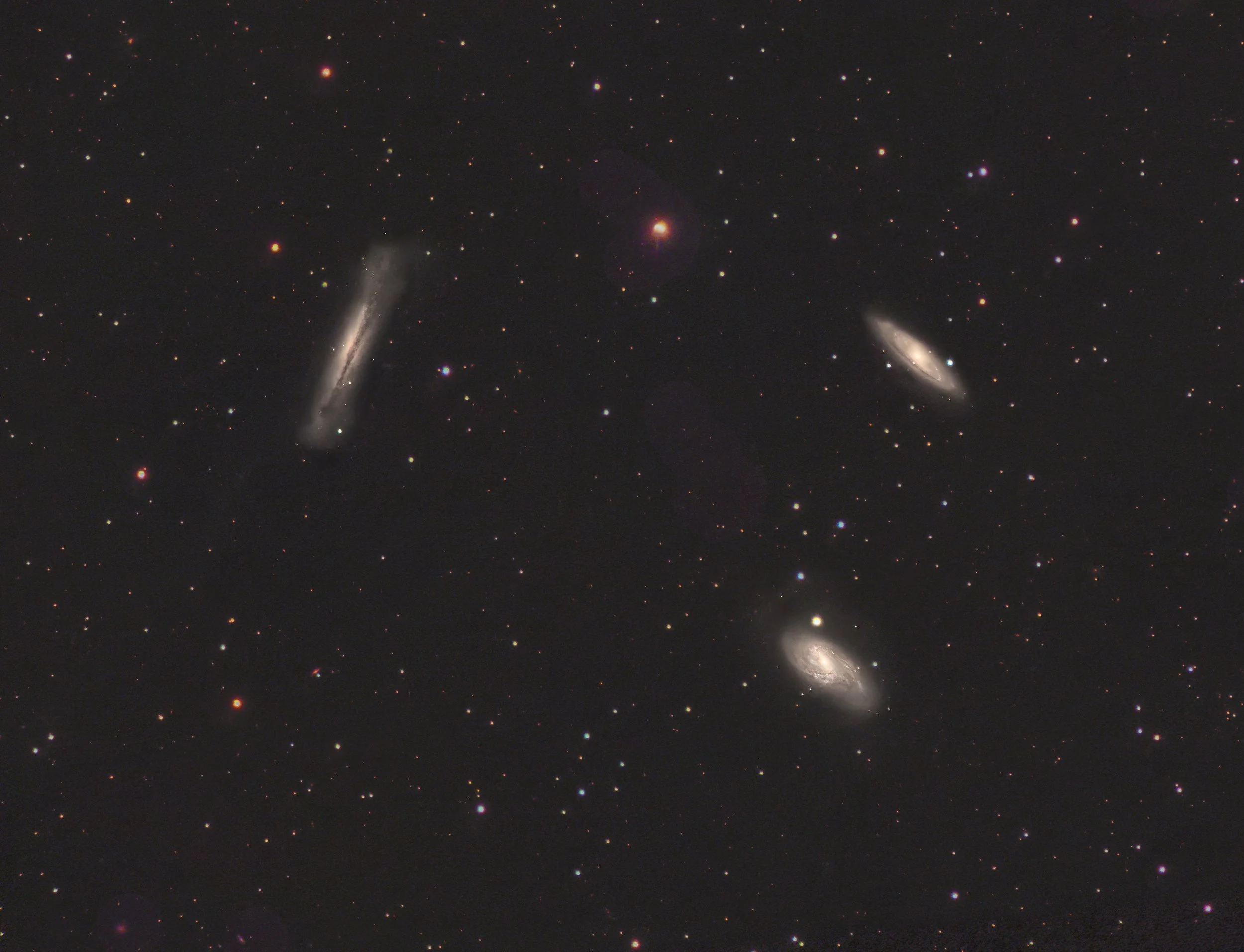 The Leo Triplet of galaxies
