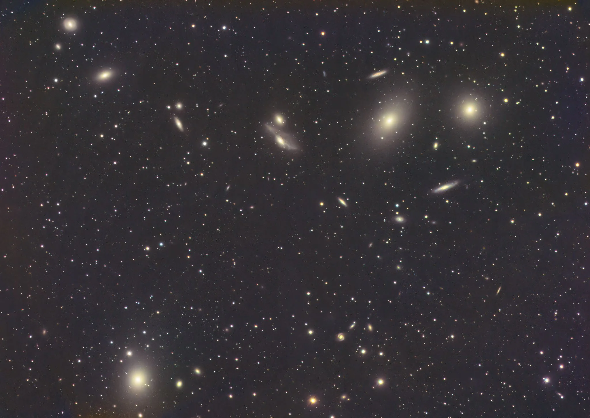 Markarian's Chain of galaxies