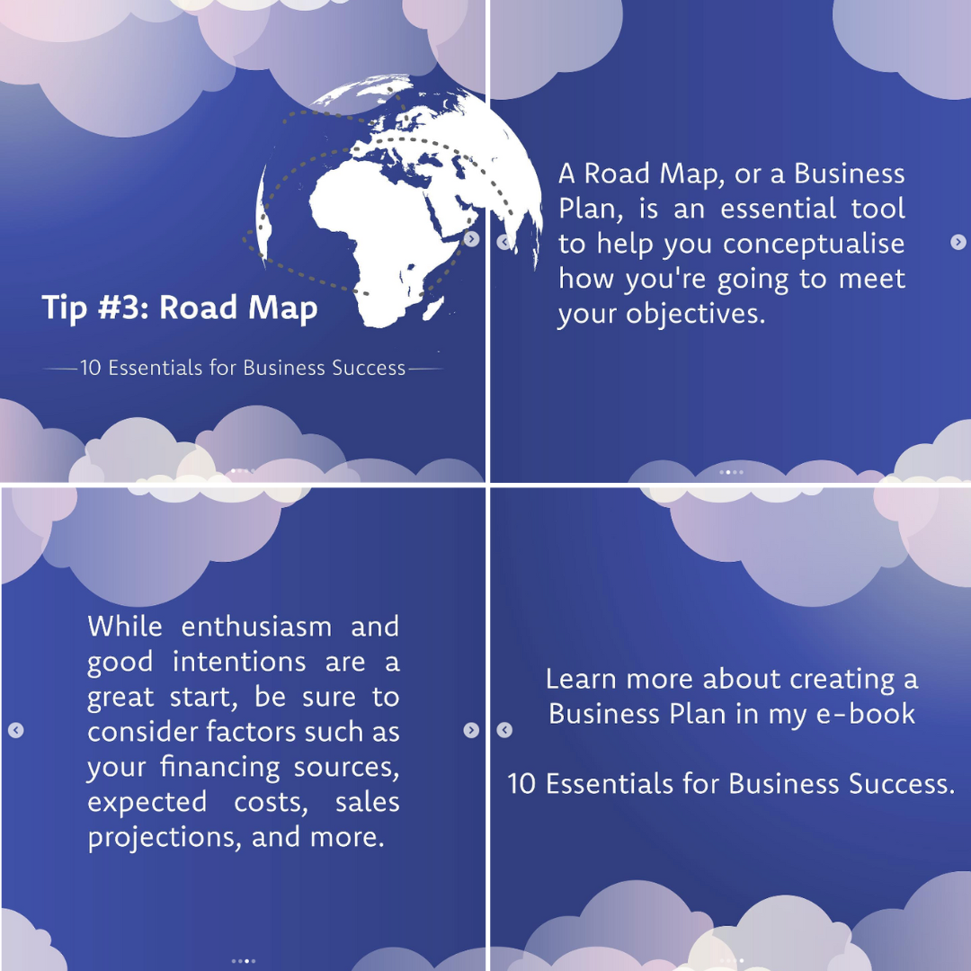 Business Coach &amp; Mentor's Instagram Carousel (Adapted from their Ebook)