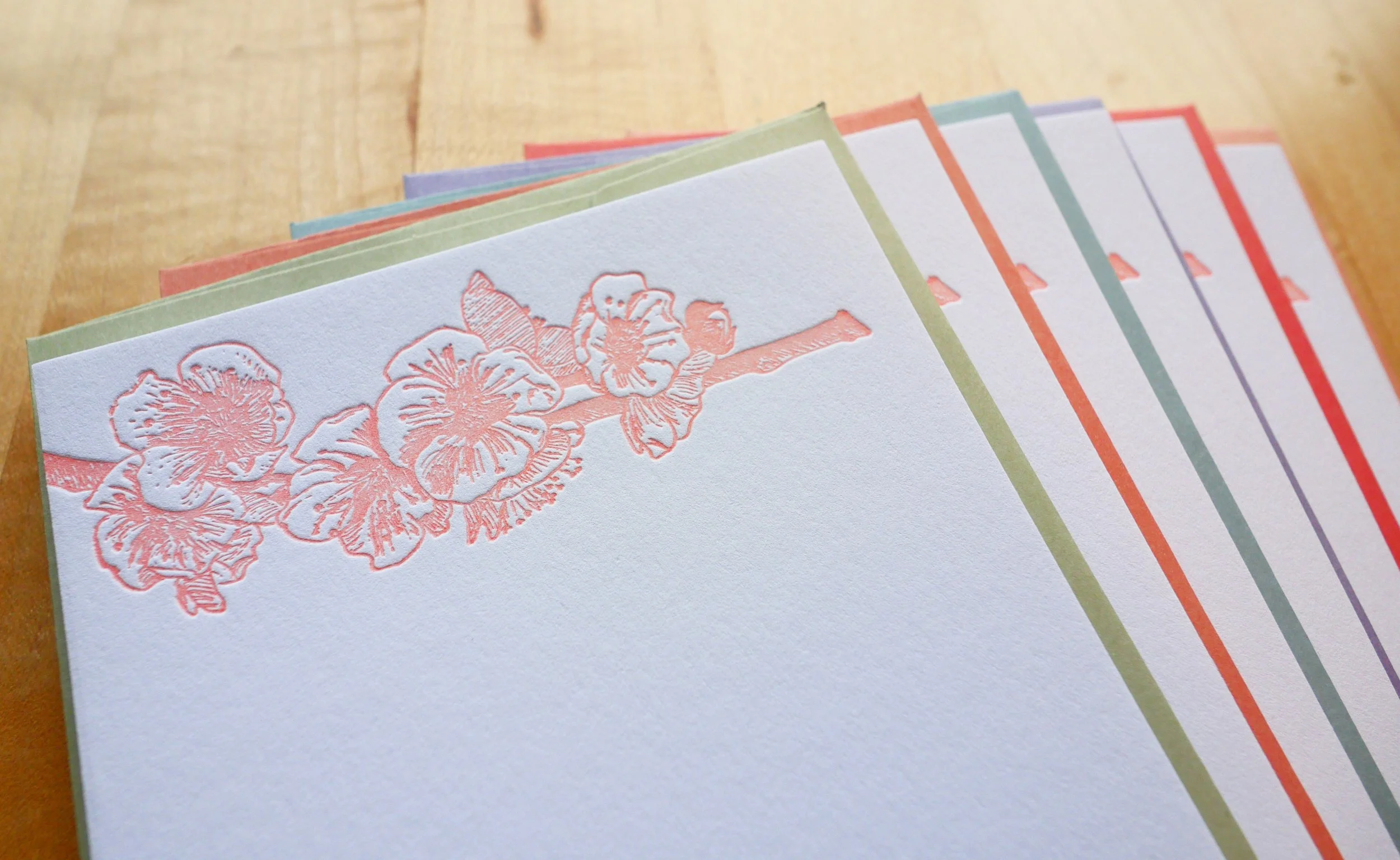 Plum Blossom Stationery