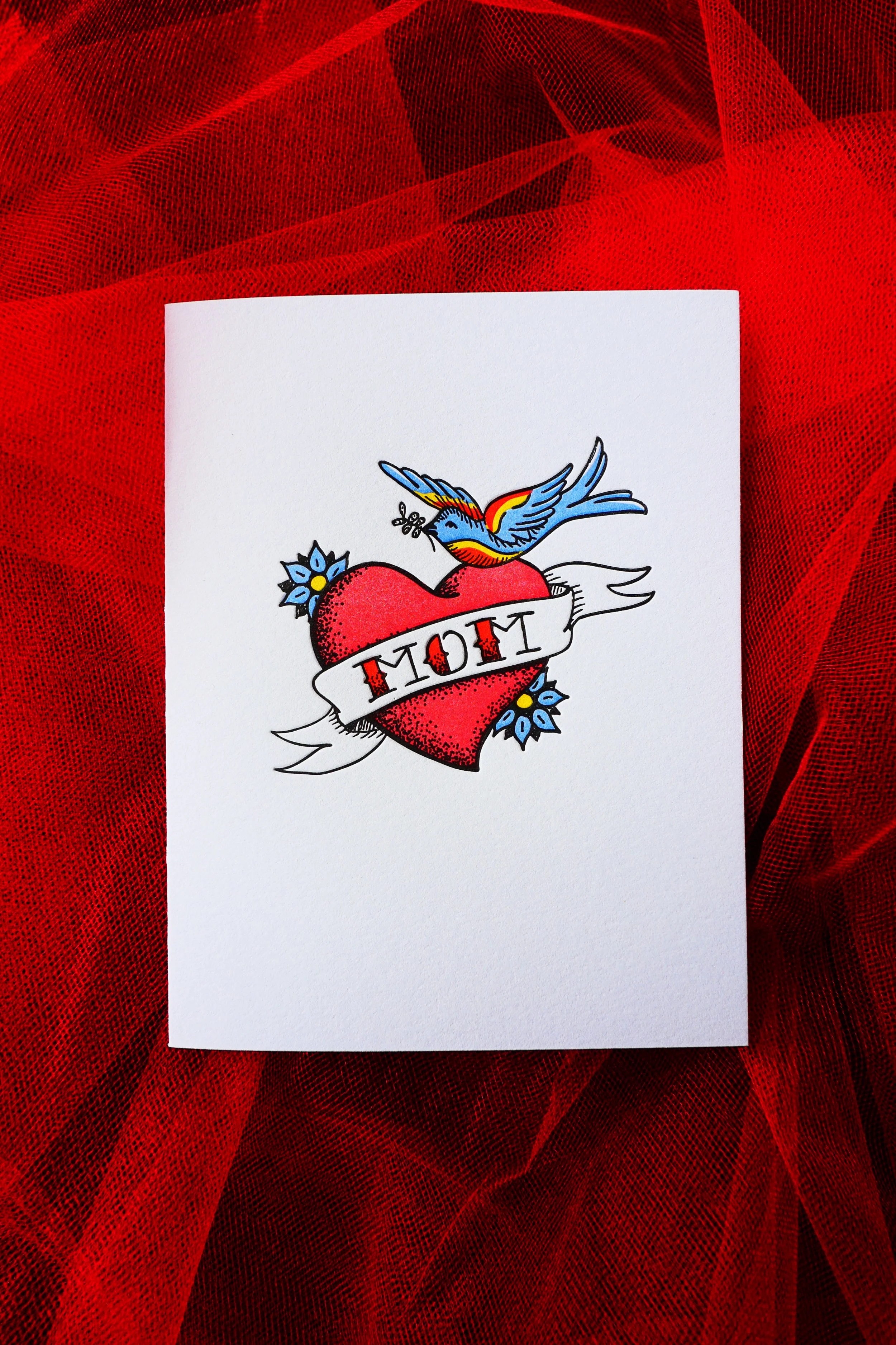 "Mom" Tattoo Card