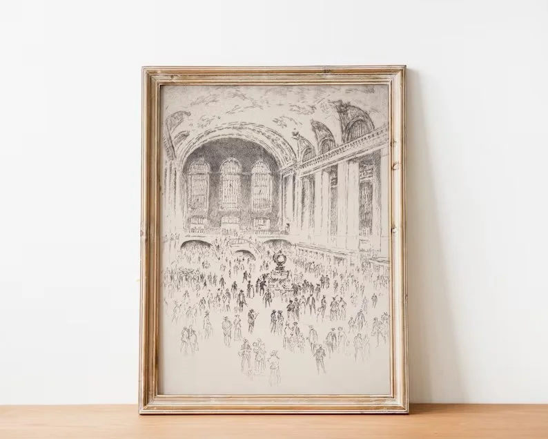 Grand Central Digital Art Print
