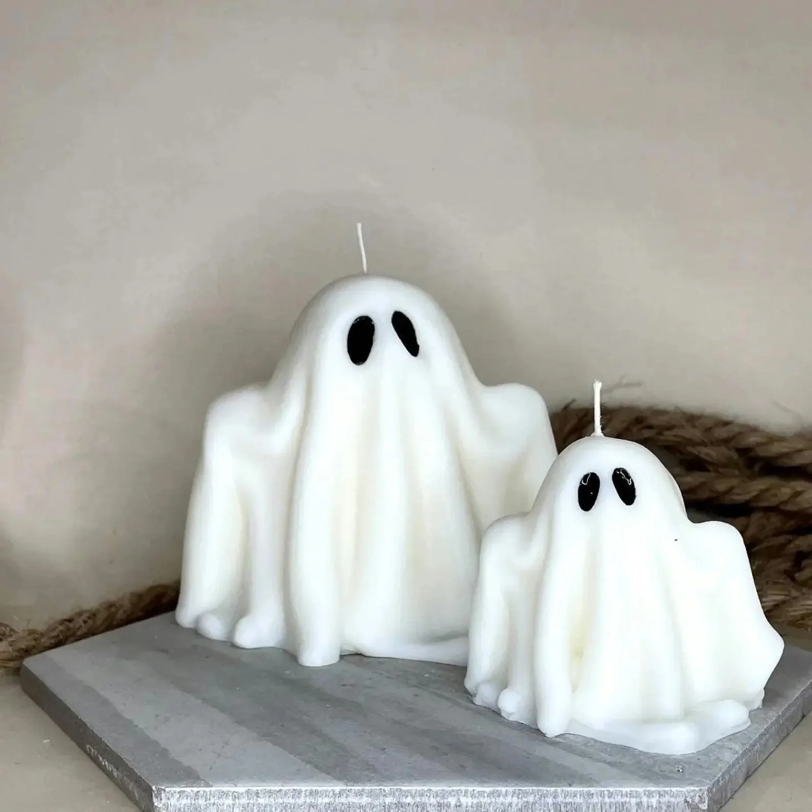 Ghost Candle | Halloween Decor