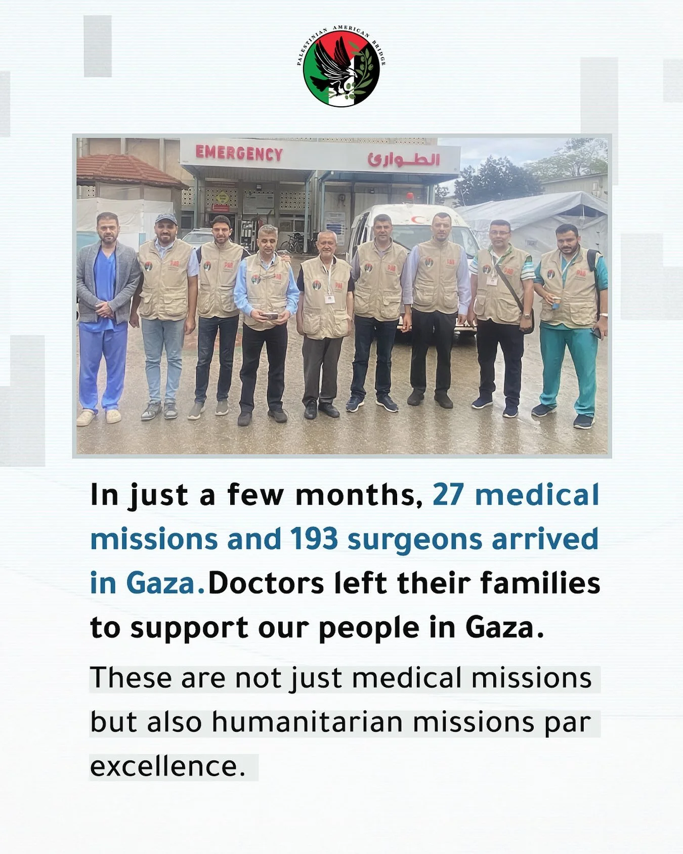 The Arrival of The 27th Medical Mission to Gaza 