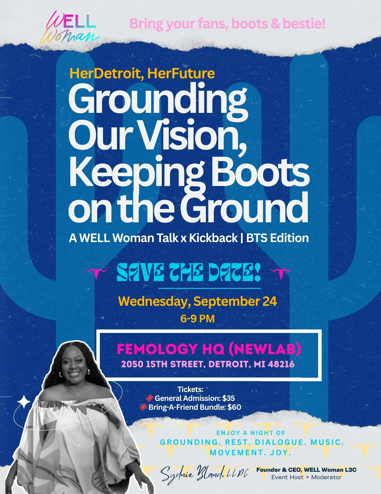 Her Detroit, HerFuture: Grounding our Vision, Keeping Boots on the Ground - A WELL Woman Talk x Kickback | BTS Edition