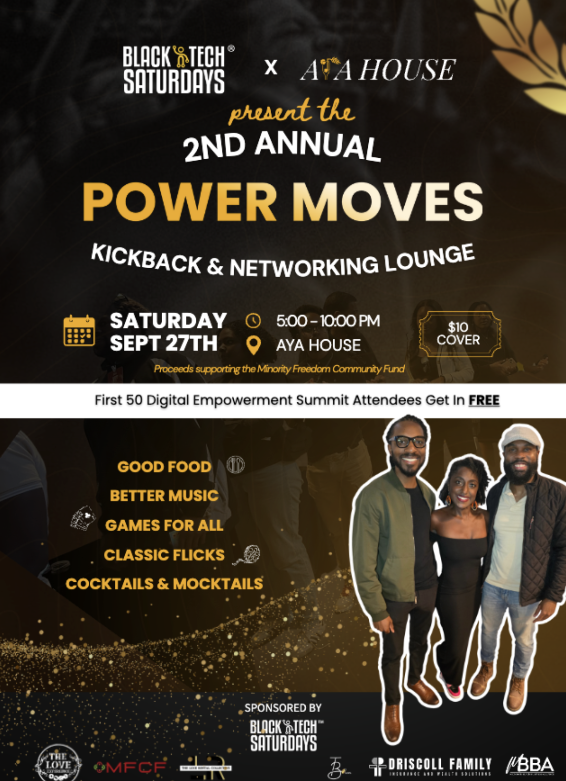 Power Moves Kickback and Networking Lounge