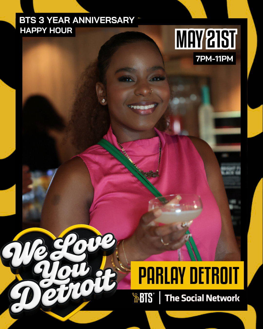 We Love You Detroit: BTS 3 Year Anniversary Happy Hour