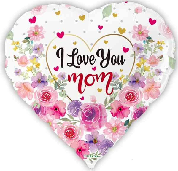 I LOVE YOU MOM HEART - 23675
