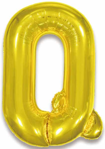 GOLD LETTER Q 34IN - 2311Q