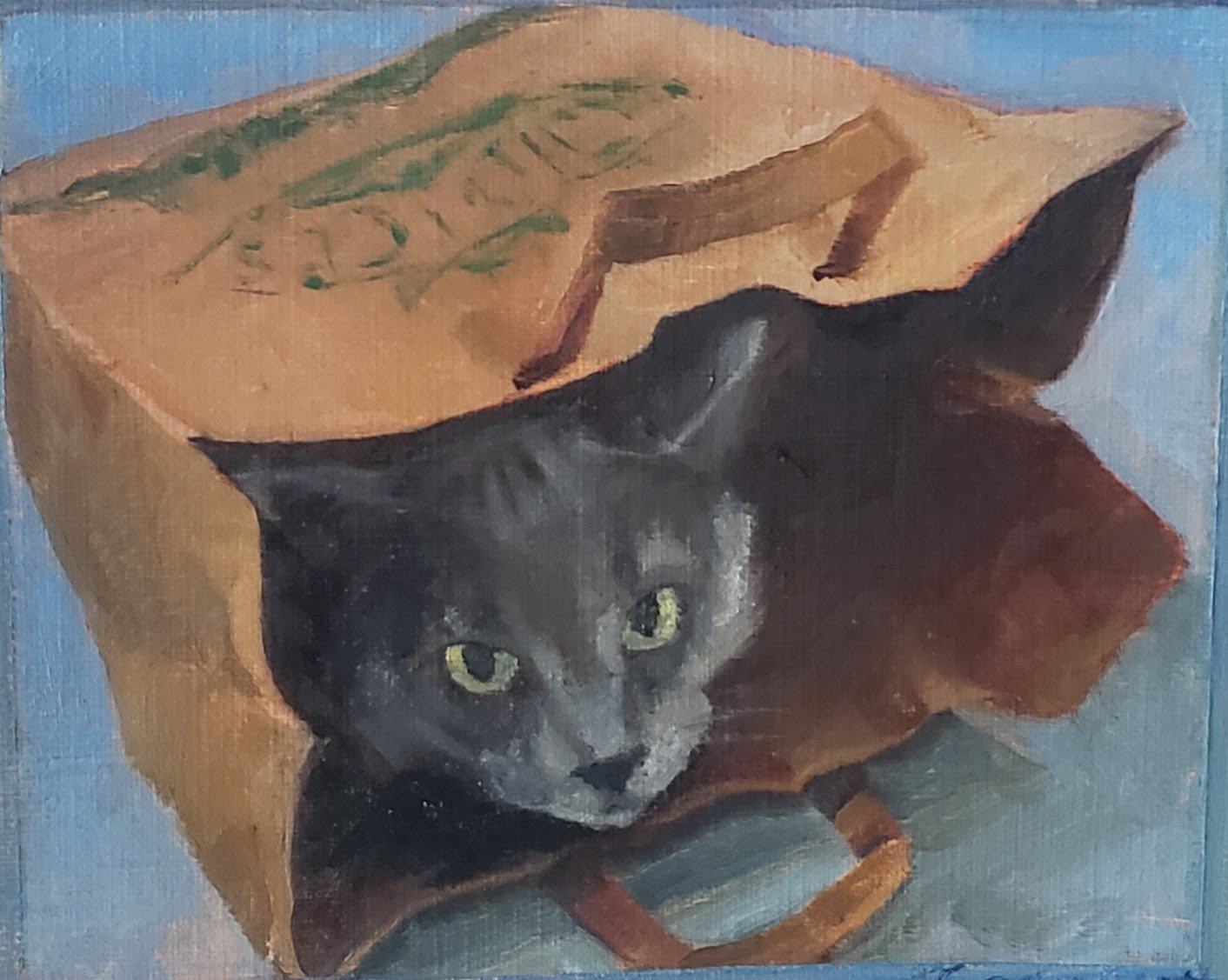 6"x4", oil on canvas paper
