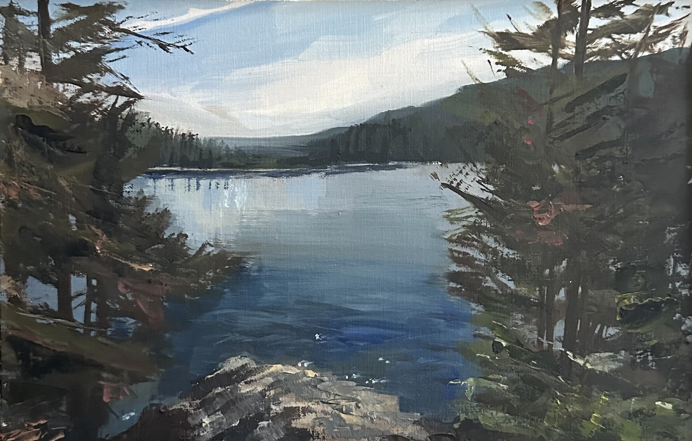 11"x7", oil on canvas paper