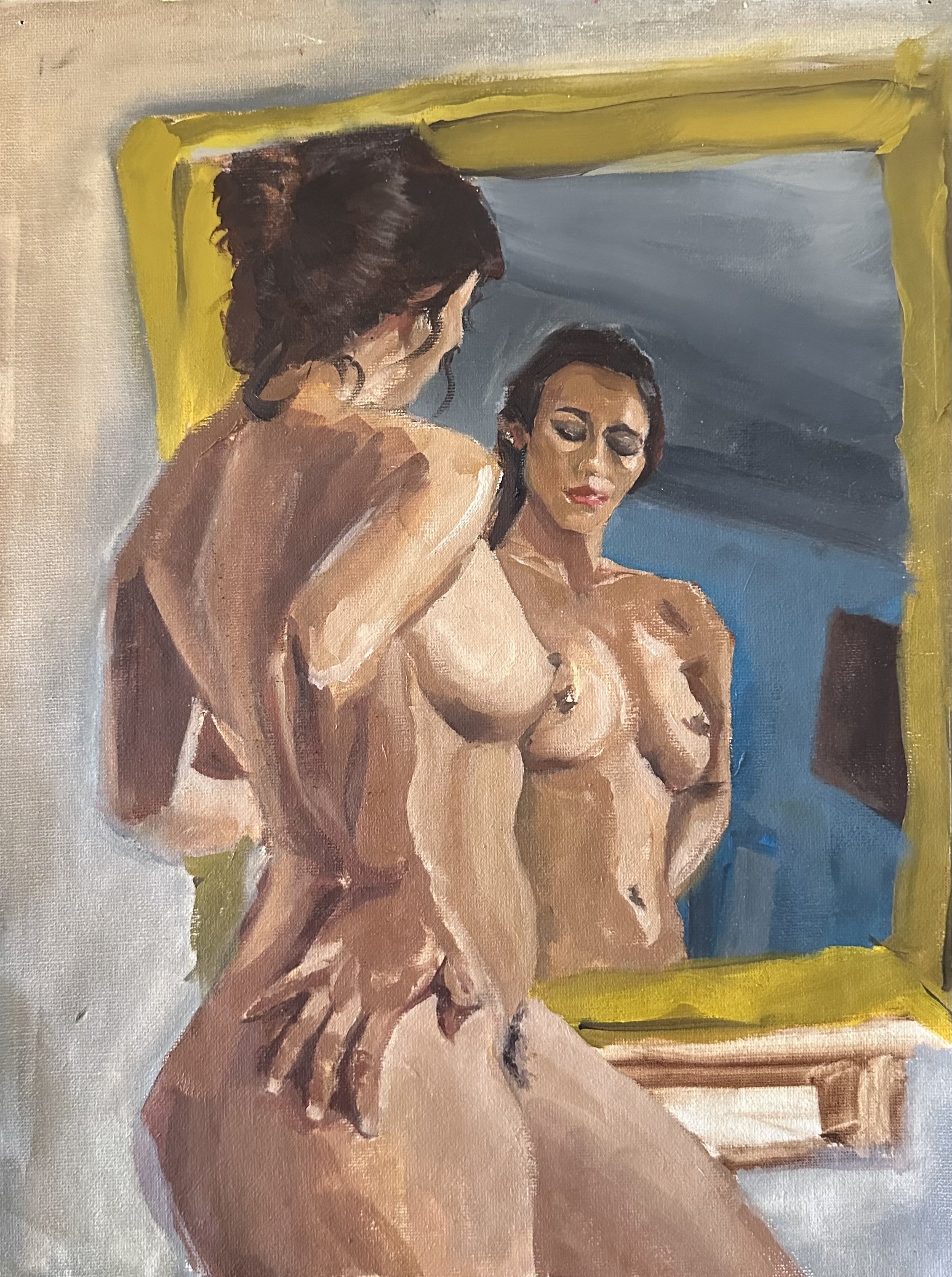 12"x16", oil on canvas paper