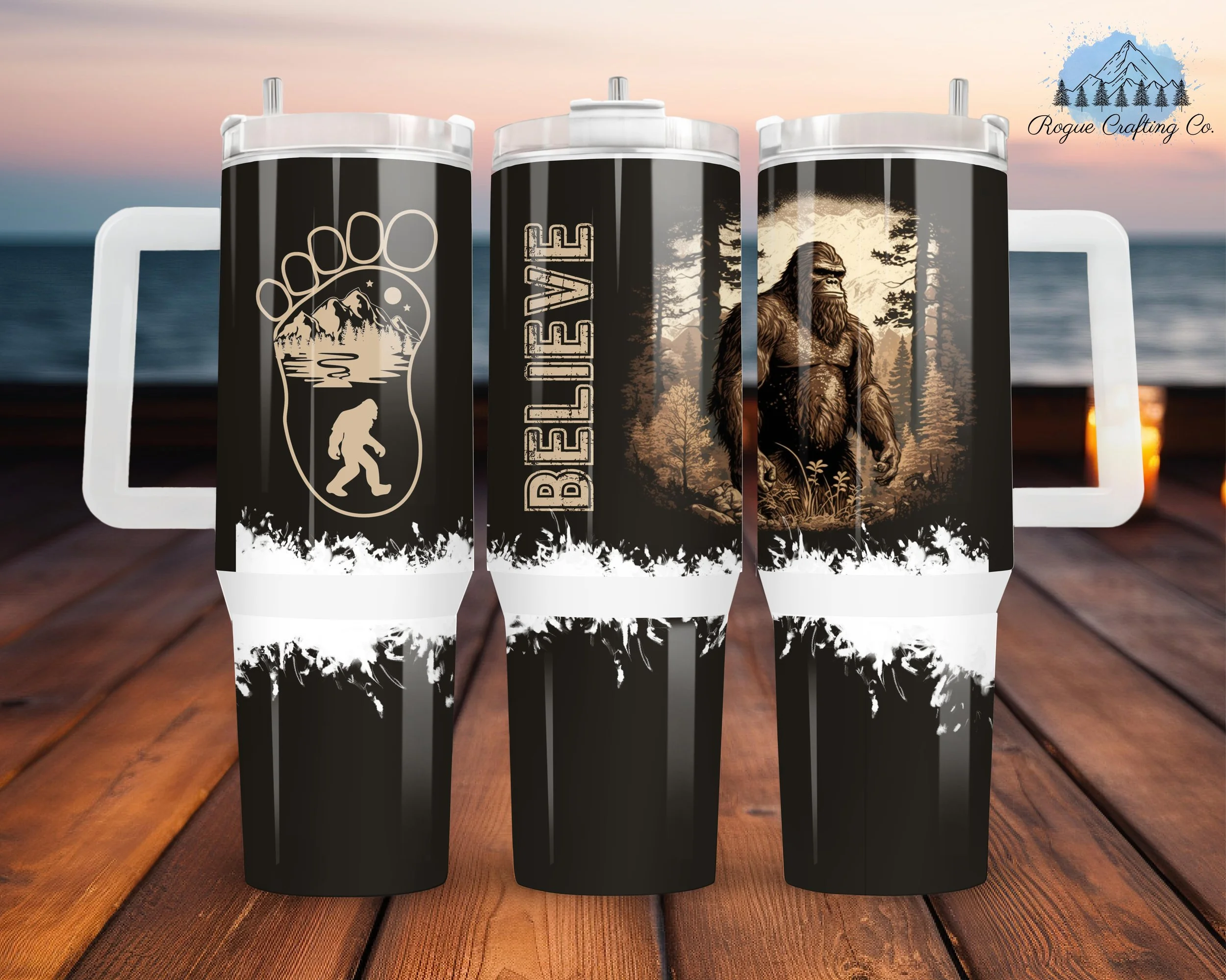 🌲 Bigfoot: The Legend of the Forest Tumbler 👣✨