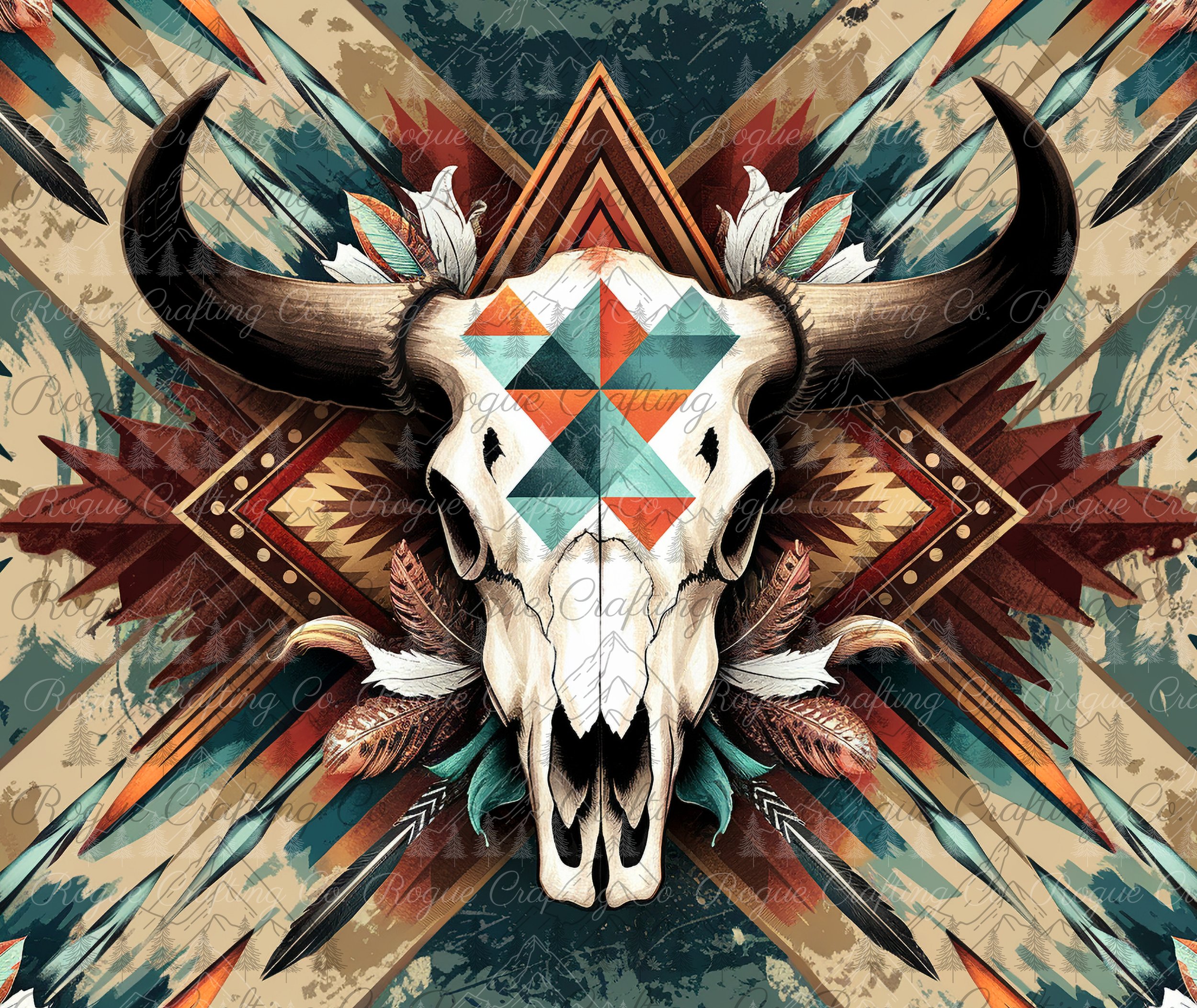 Boho Bull Skull.jpg