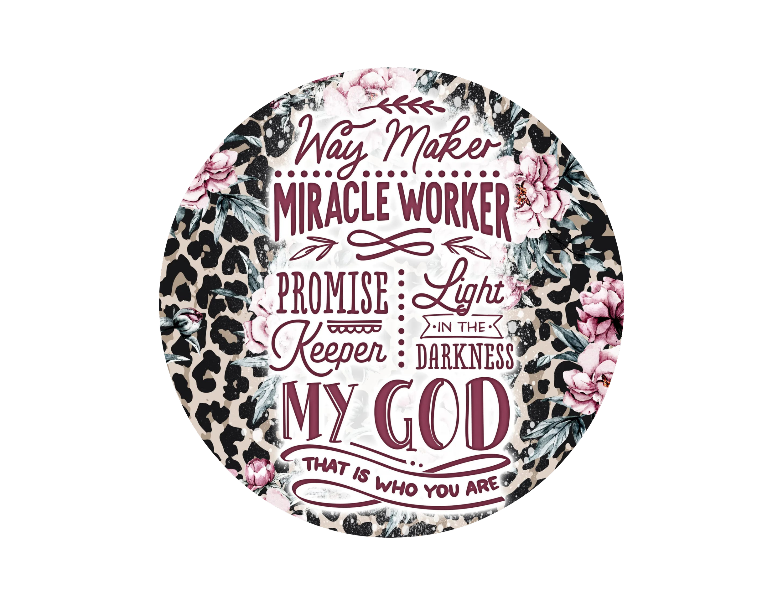 Way Maker Miracle Worker Keychain