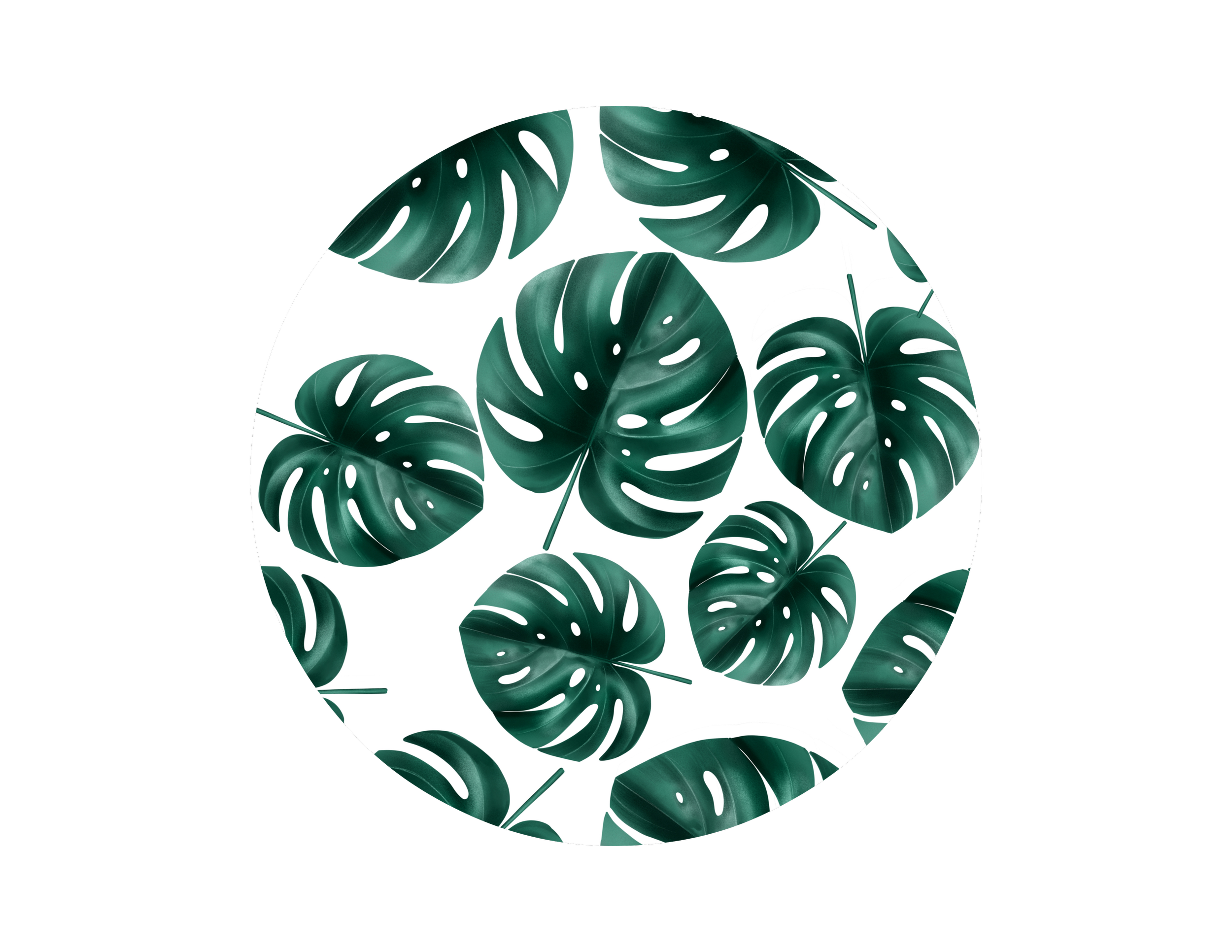 Monstera Leaves Keychain