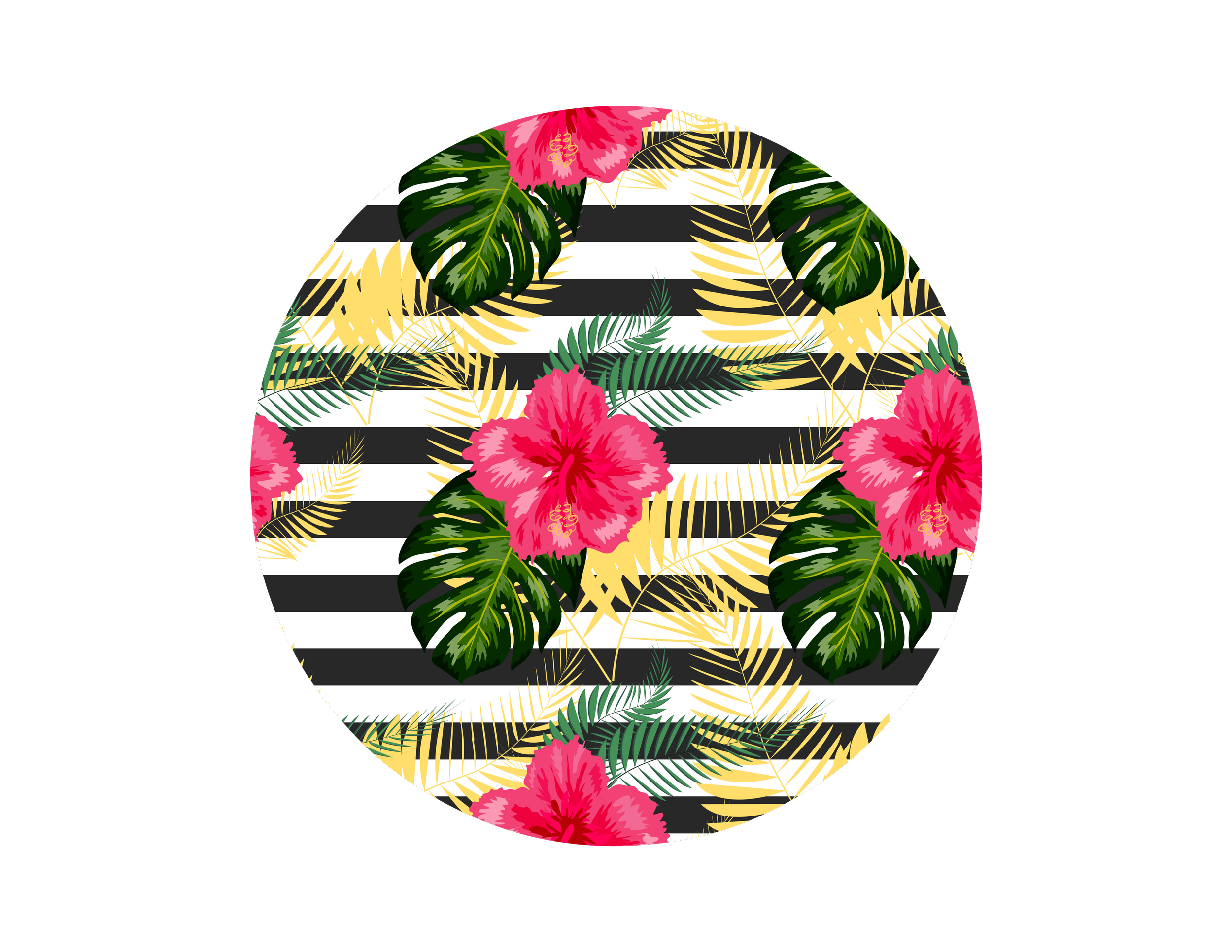 Hibiscus Keychain