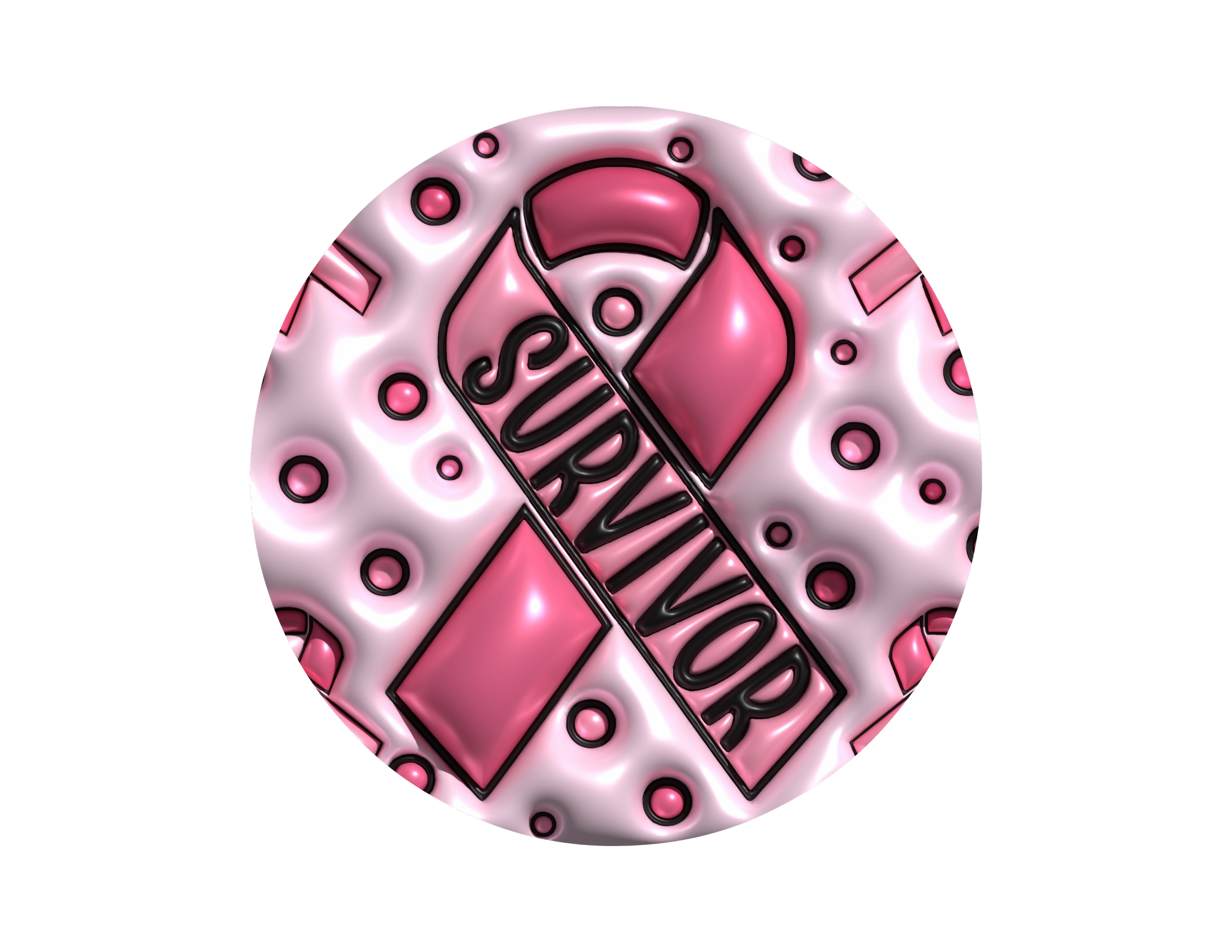 Breast Cancer Survivor Keychain