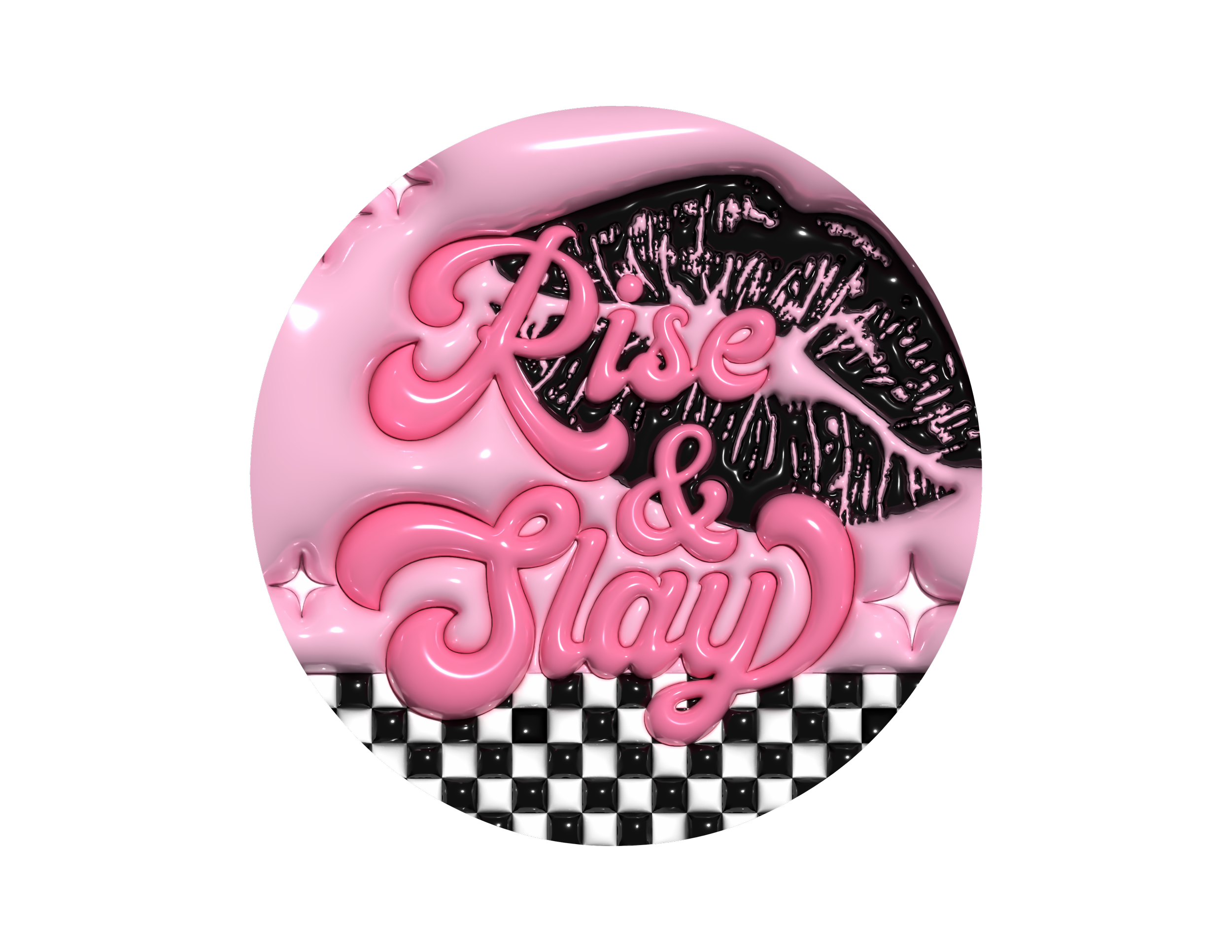 Rise & Slay Keychain