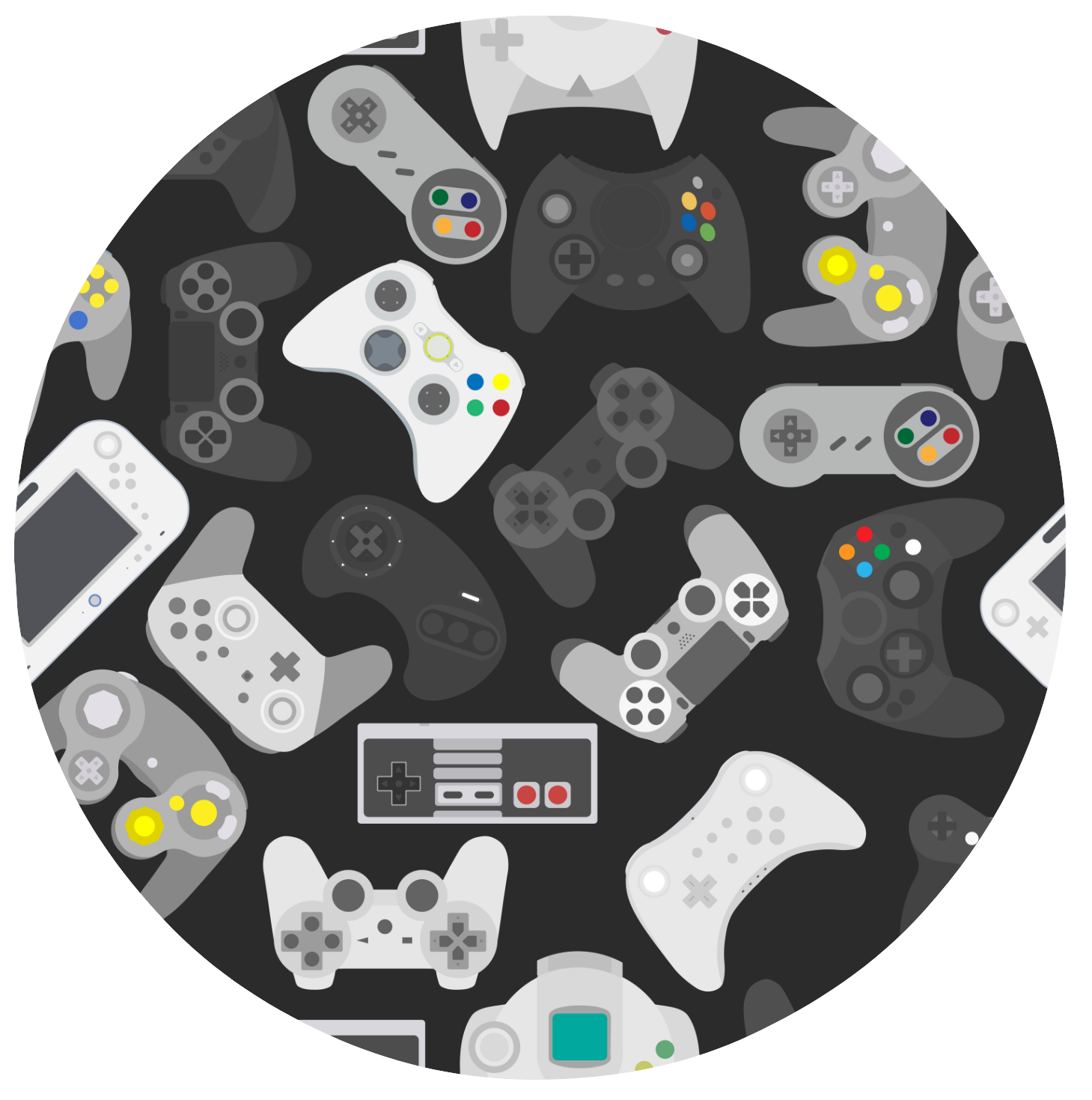 Gaming Controllers Variety Keychain