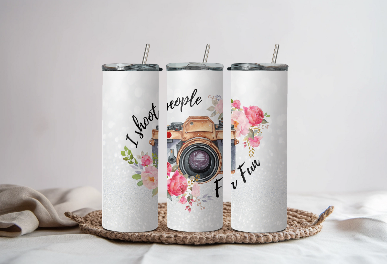 I Shoot People for Fun Tumbler