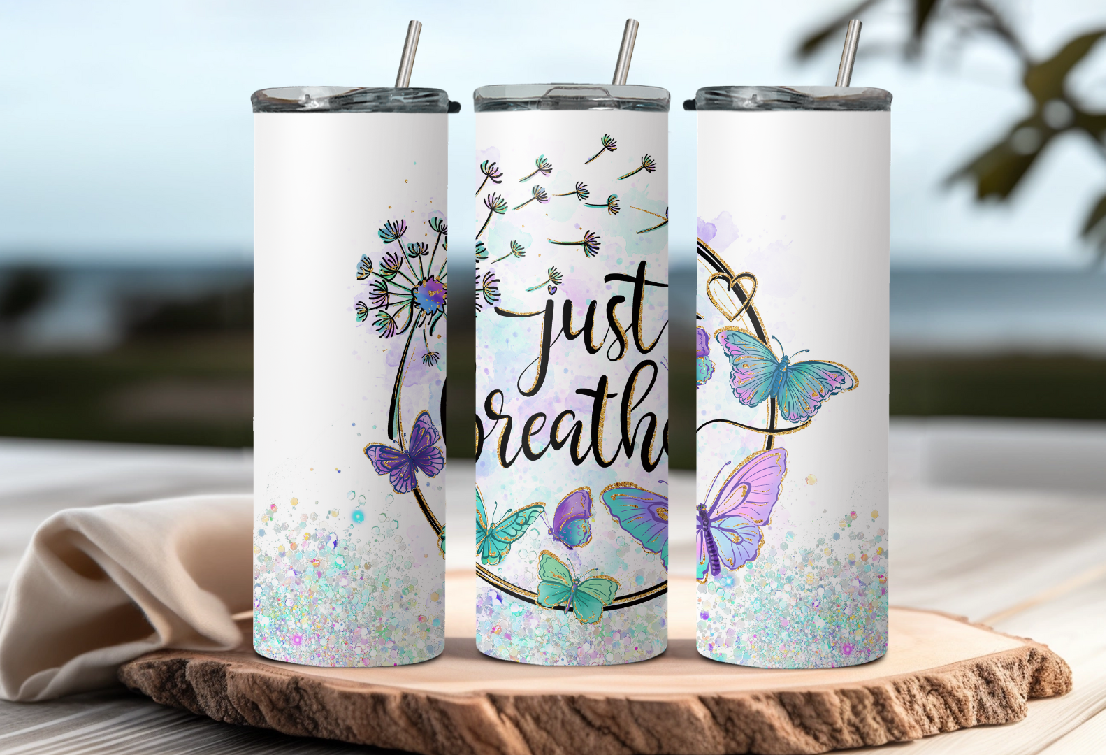 Just Breathe Tumbler