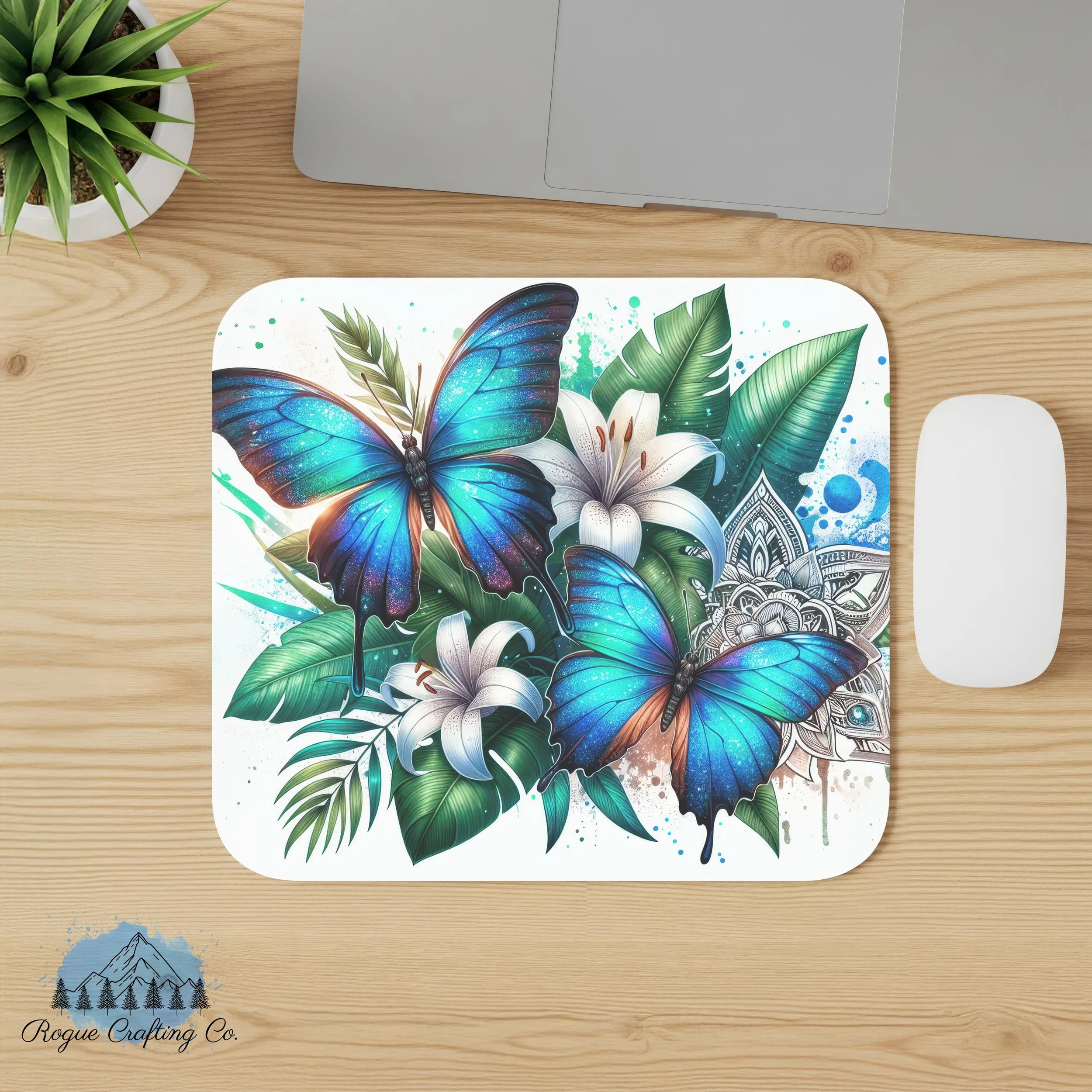 Mystic Wings & White Lilies 🦋✨