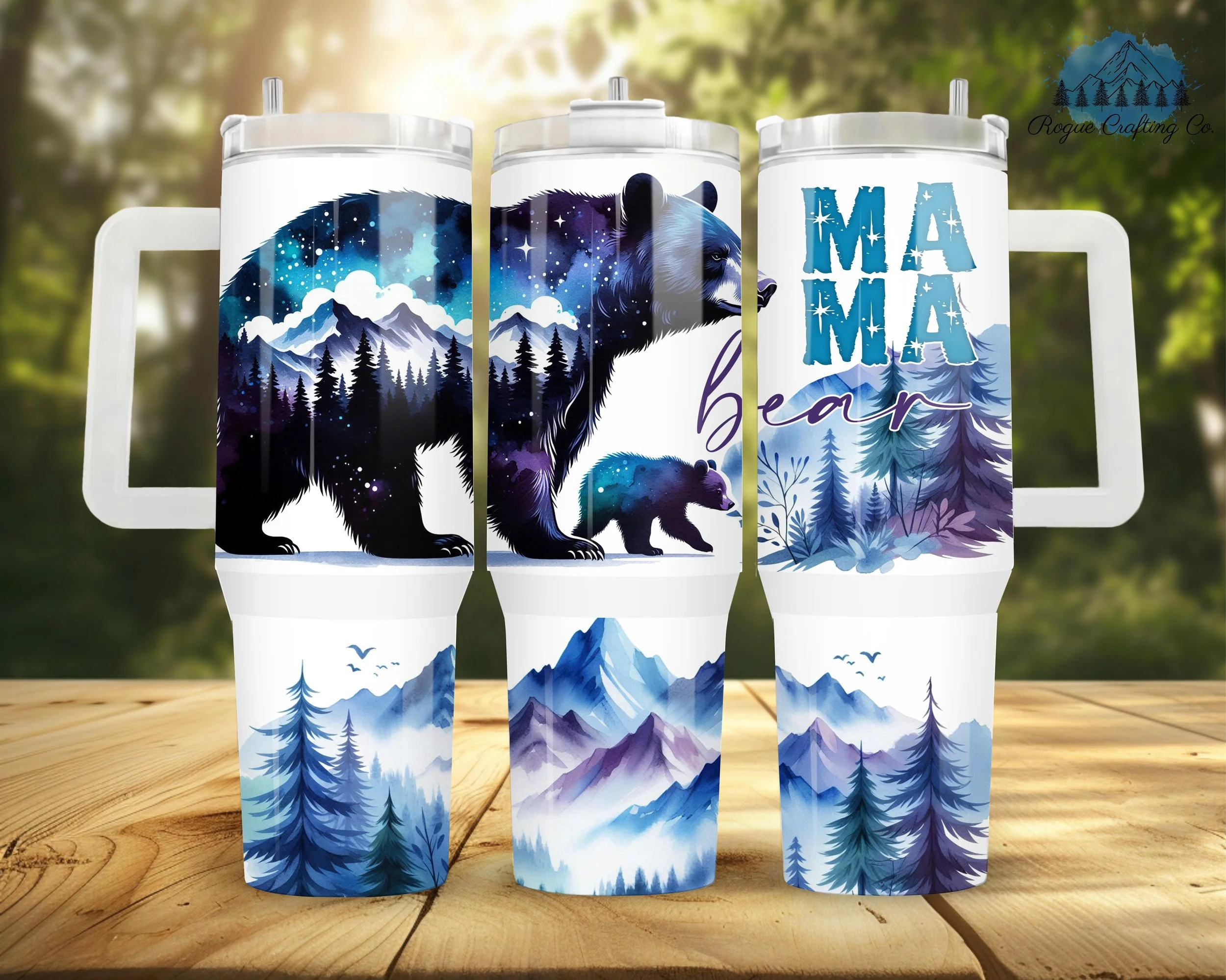 🐻 Mama Bear Tumbler 🌌✨