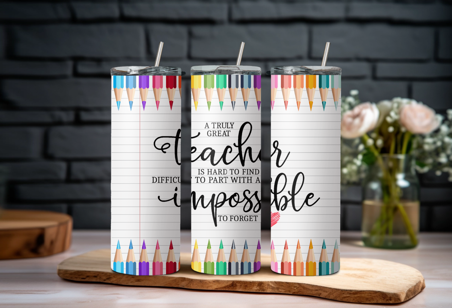 A Truly Great Teacher Tumbler