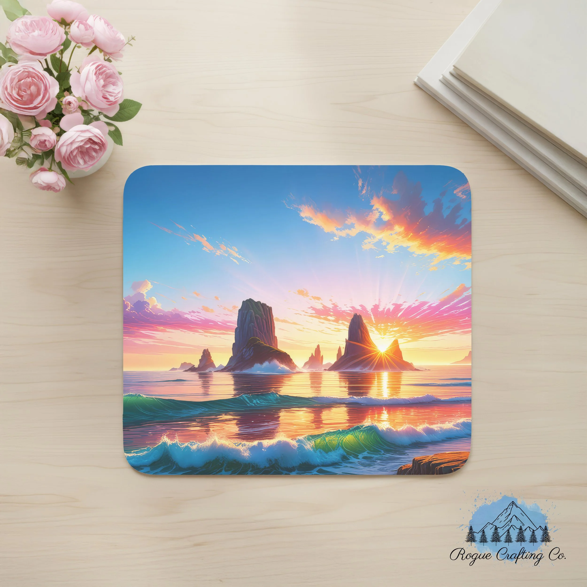 Golden Horizon Coastal Sunset 🌅🌊