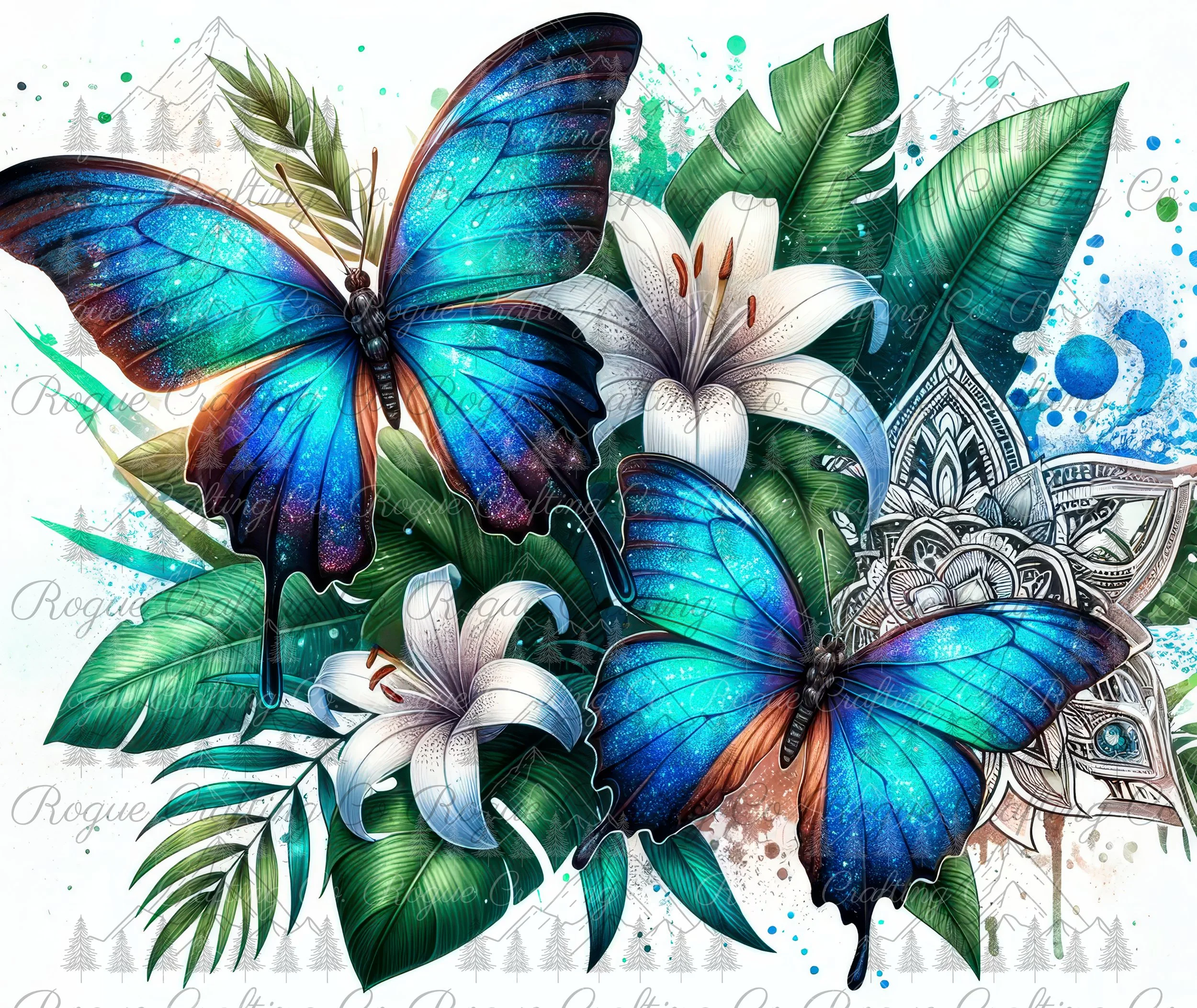 Mystic Wings & White Lilies.jpg