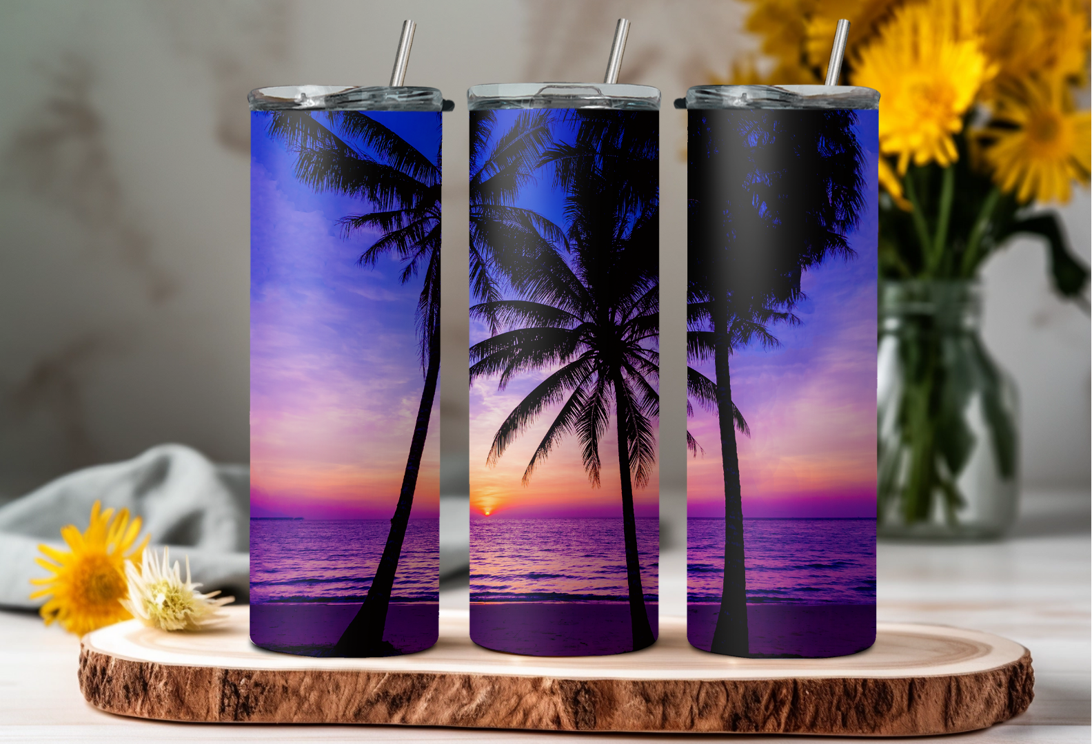 Sunset Beach Tumbler