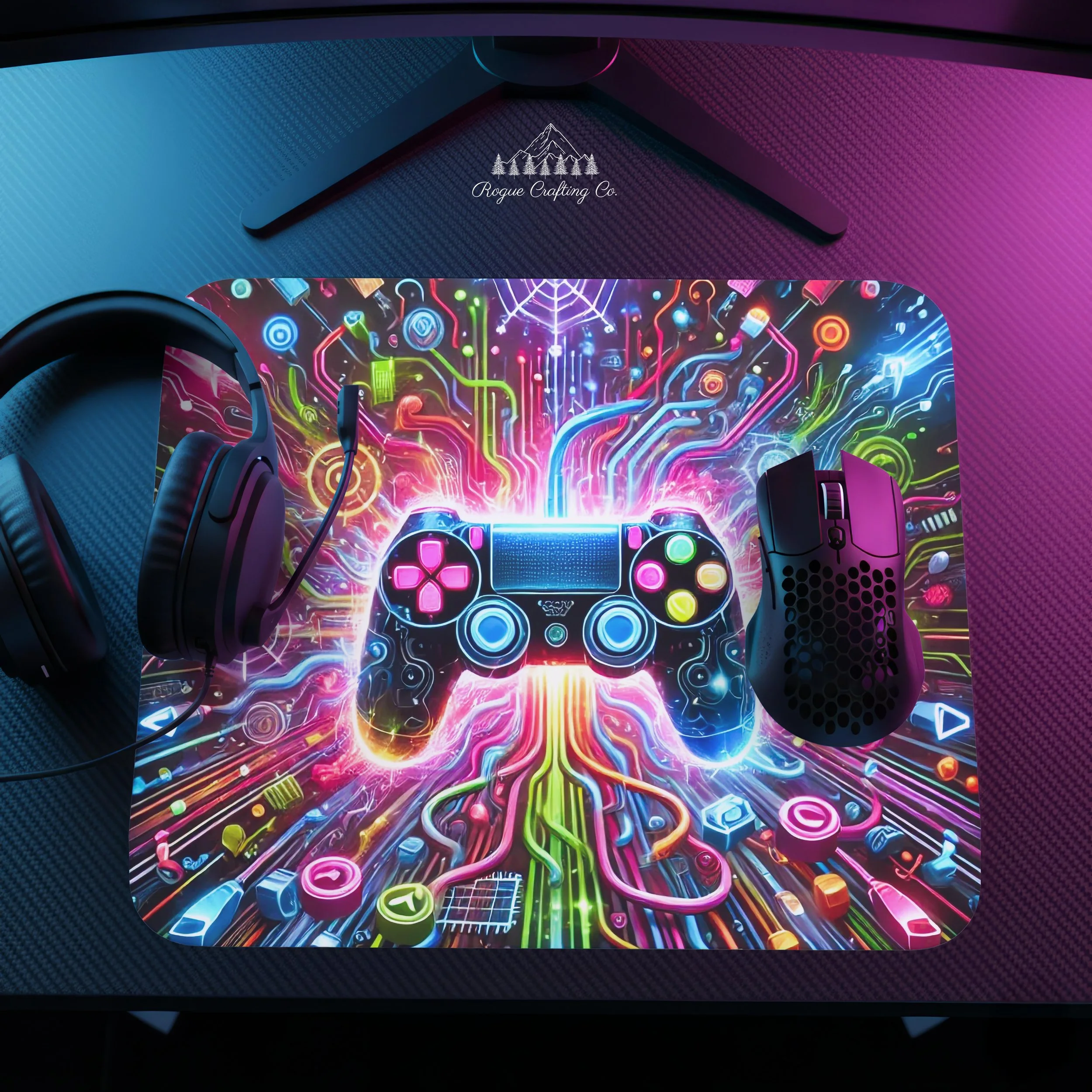 Neon Cyber Controller 🎮⚡