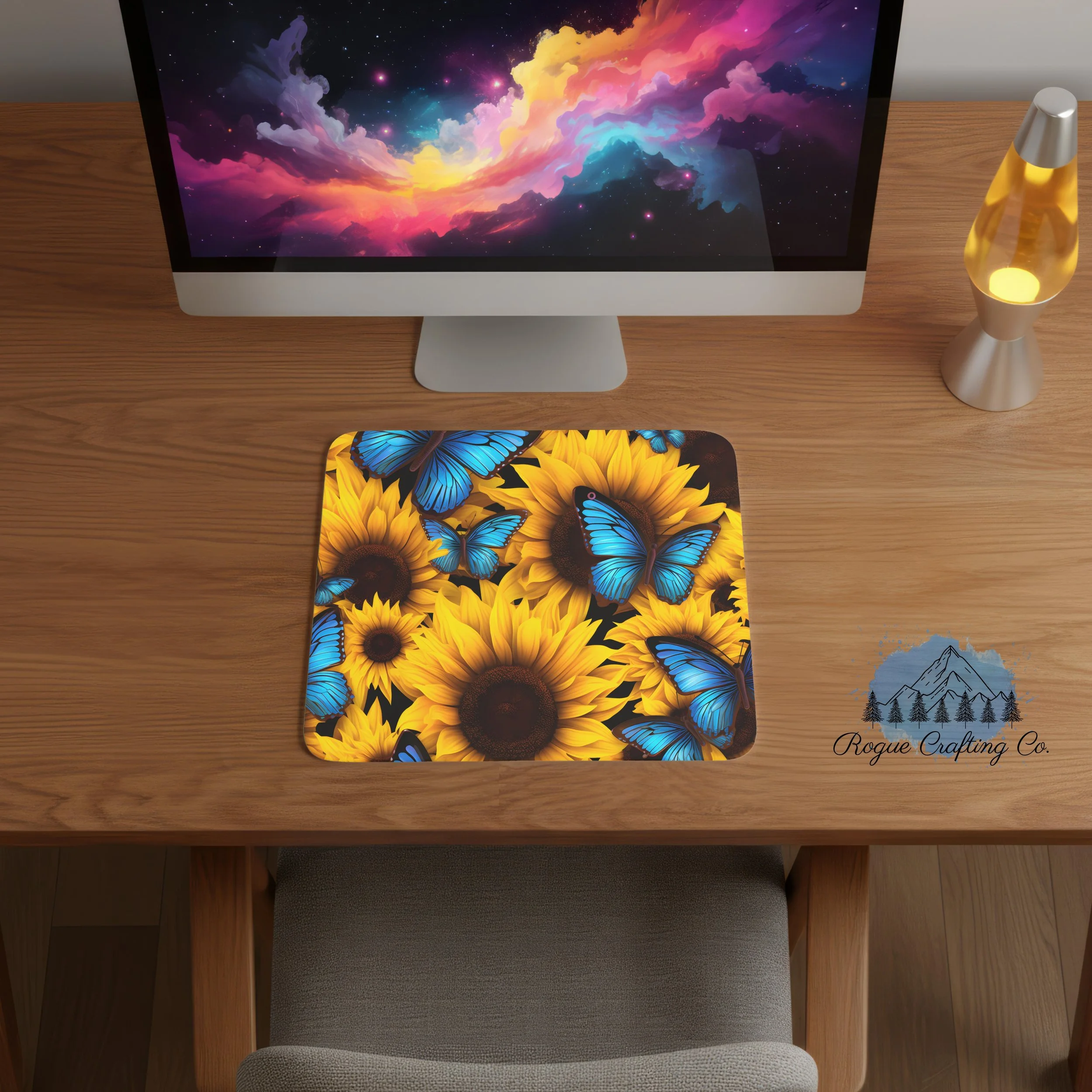 Sunflowers & Blue Butterflies 🌻🦋