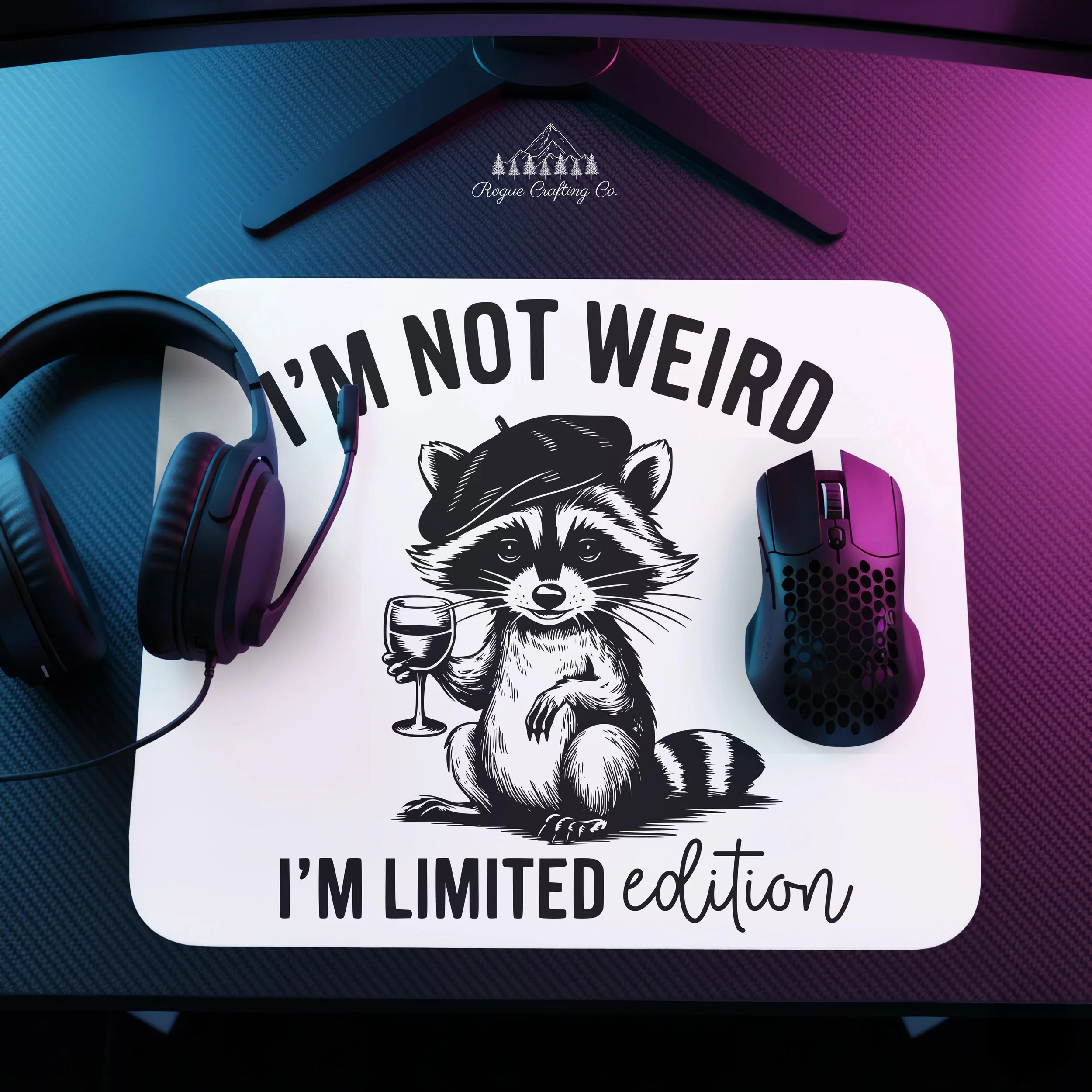 Limited Edition Raccoon 🦝🍷