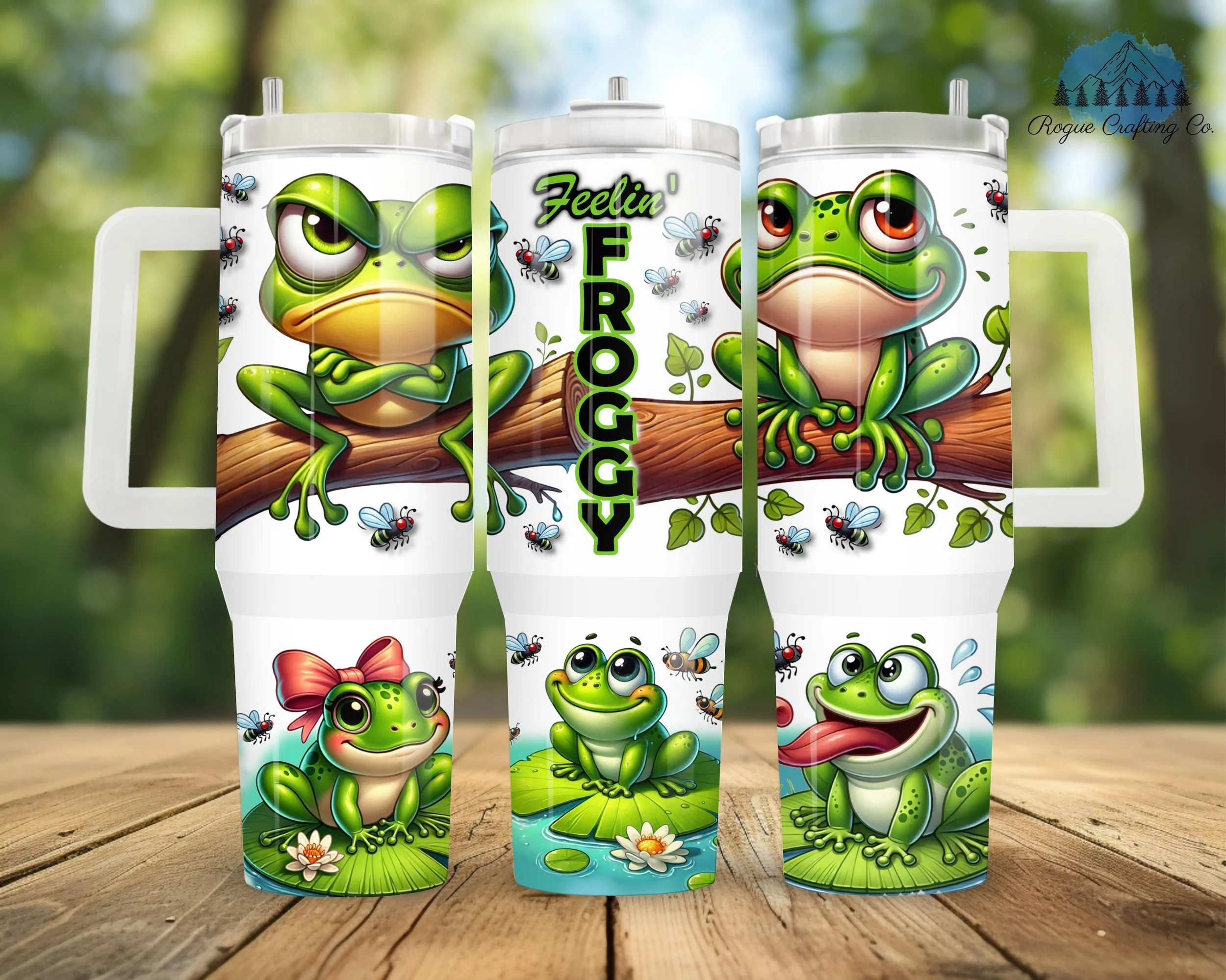 🐸 Feelin' Froggy Tumbler💧✨