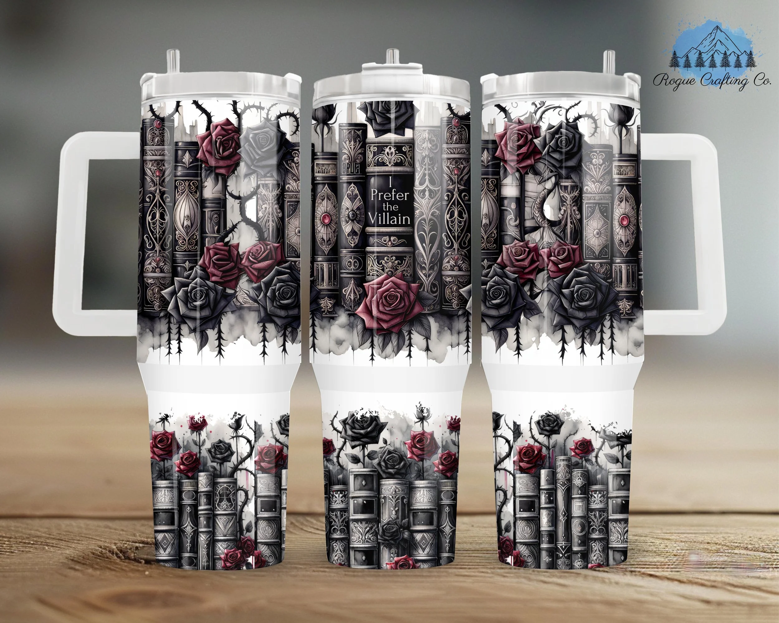 🖤 I Prefer the Villain Tumbler 🥀📖