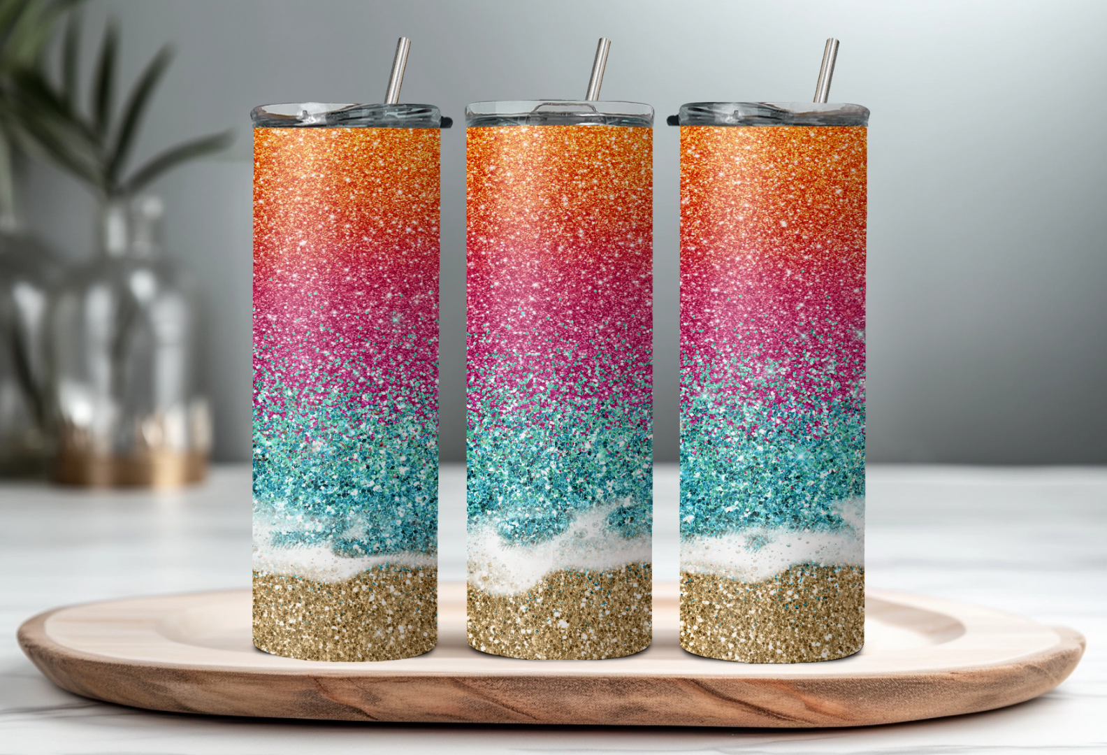 Beach Gradient Tumbler