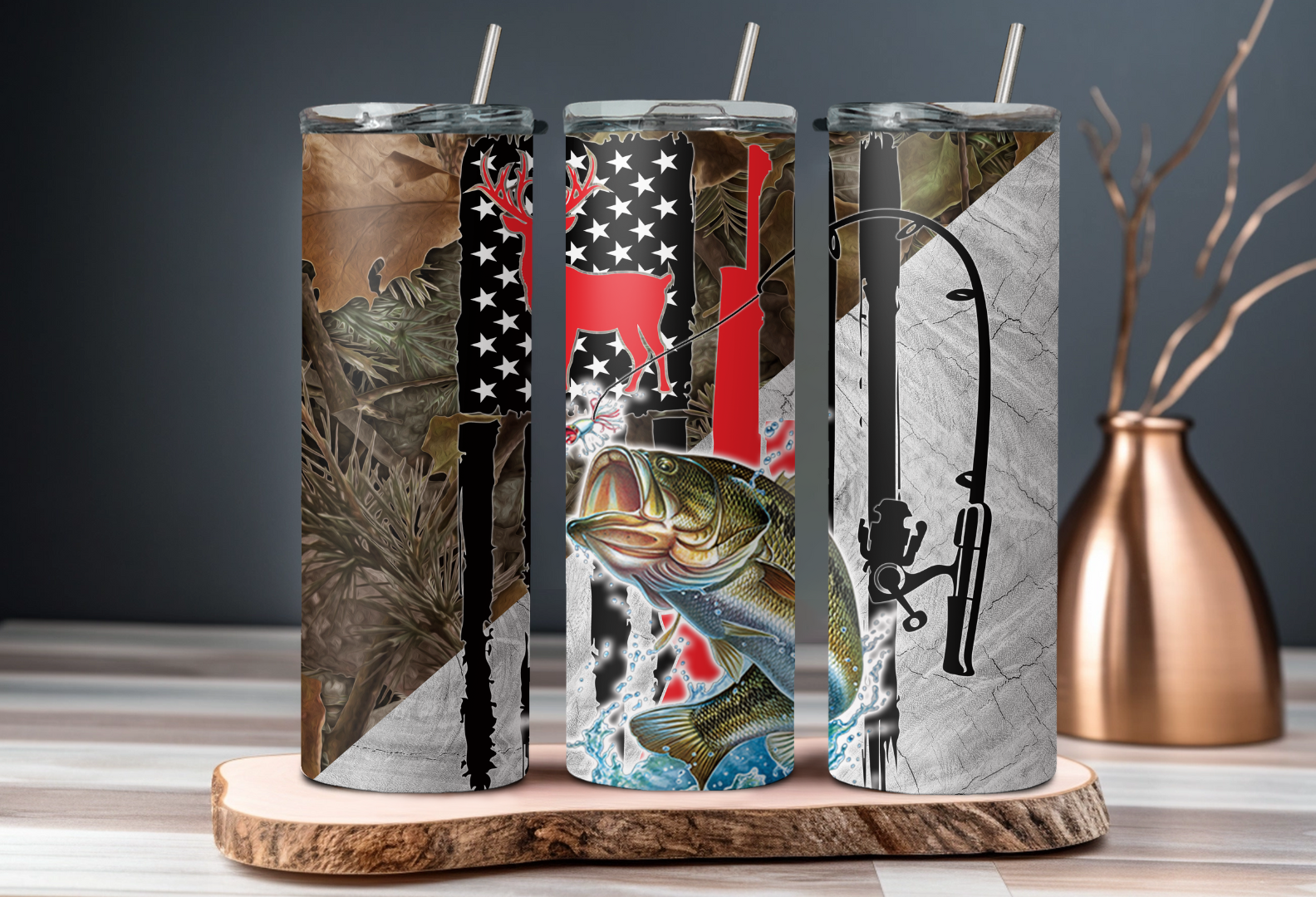 Patriotic Outdoors Tumbler