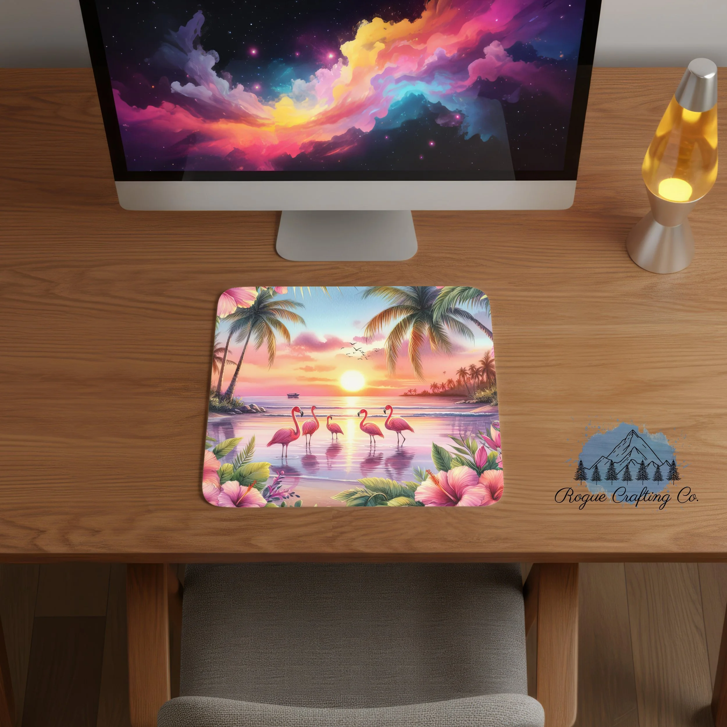 Flamingo Sunset 🦩🏝️