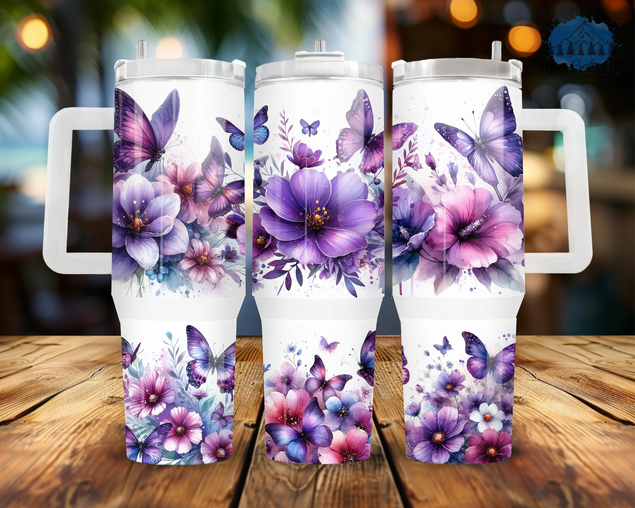 💜 Purple Butterfly Dreams Tumbler ✨🌸